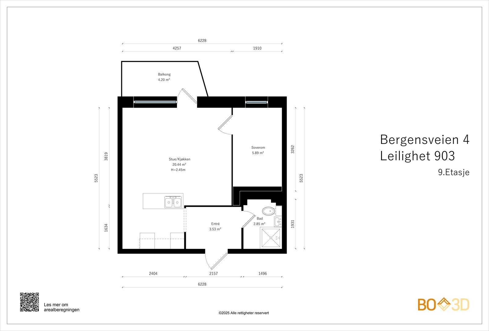 Takstmannens planskisse | Avvik kan forekomme Galleribilde