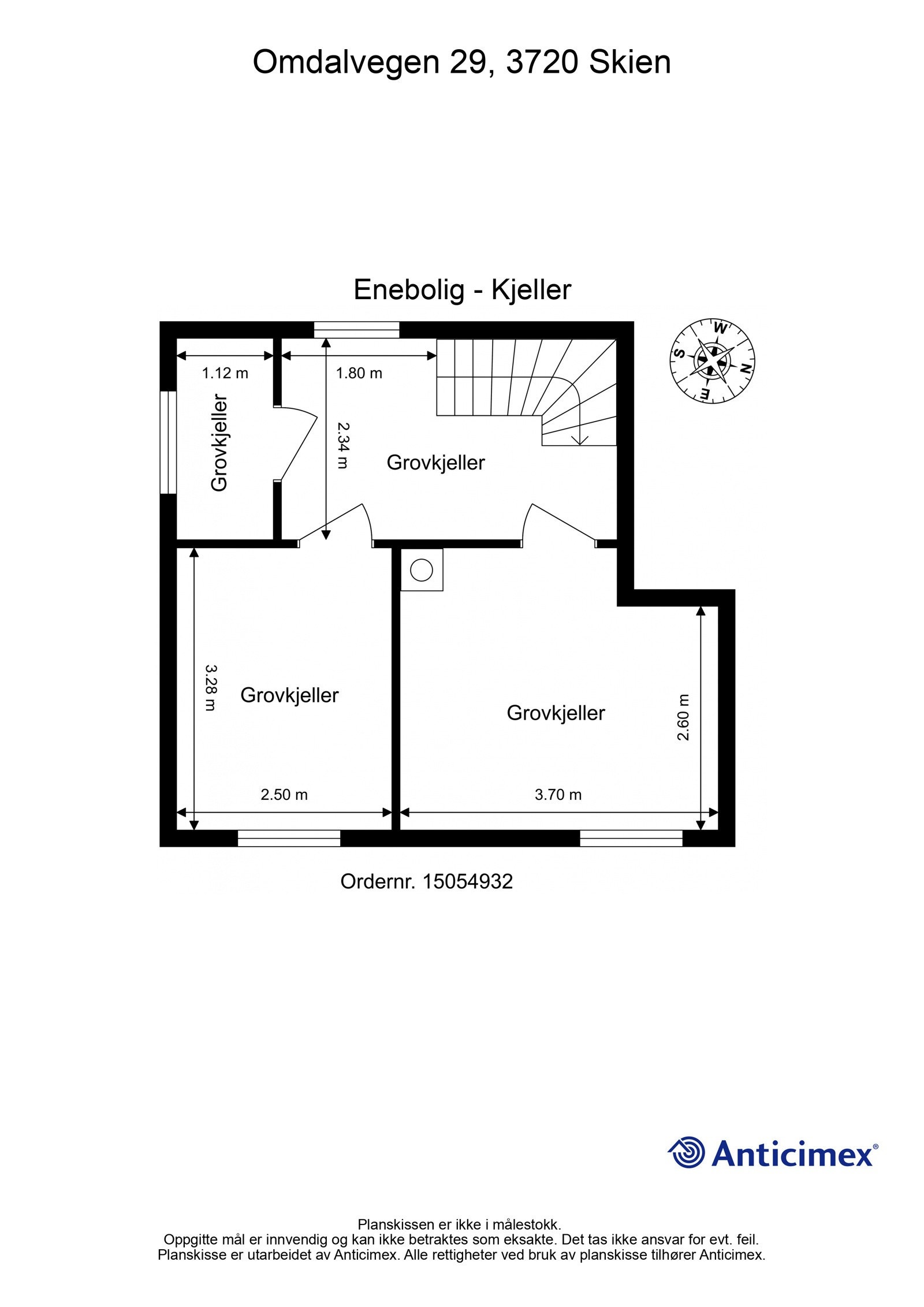 Plantegning kjeller Galleribilde