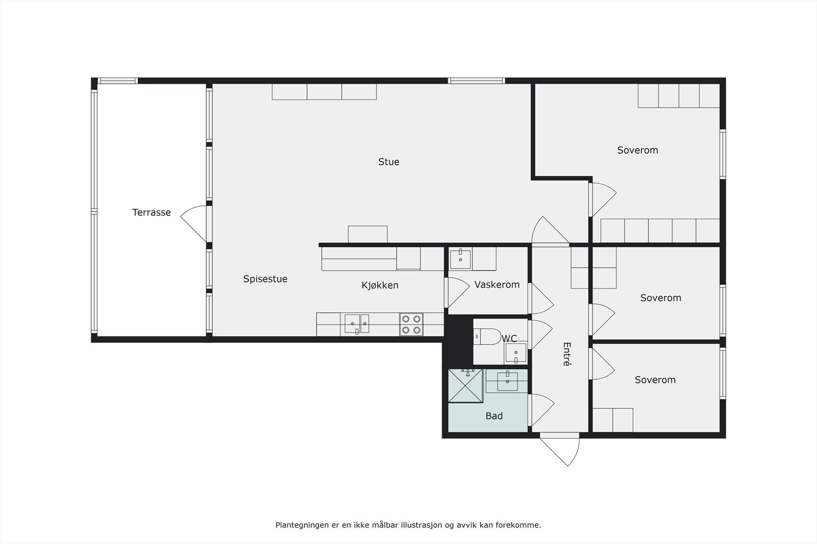 Plantegning Galleribilde