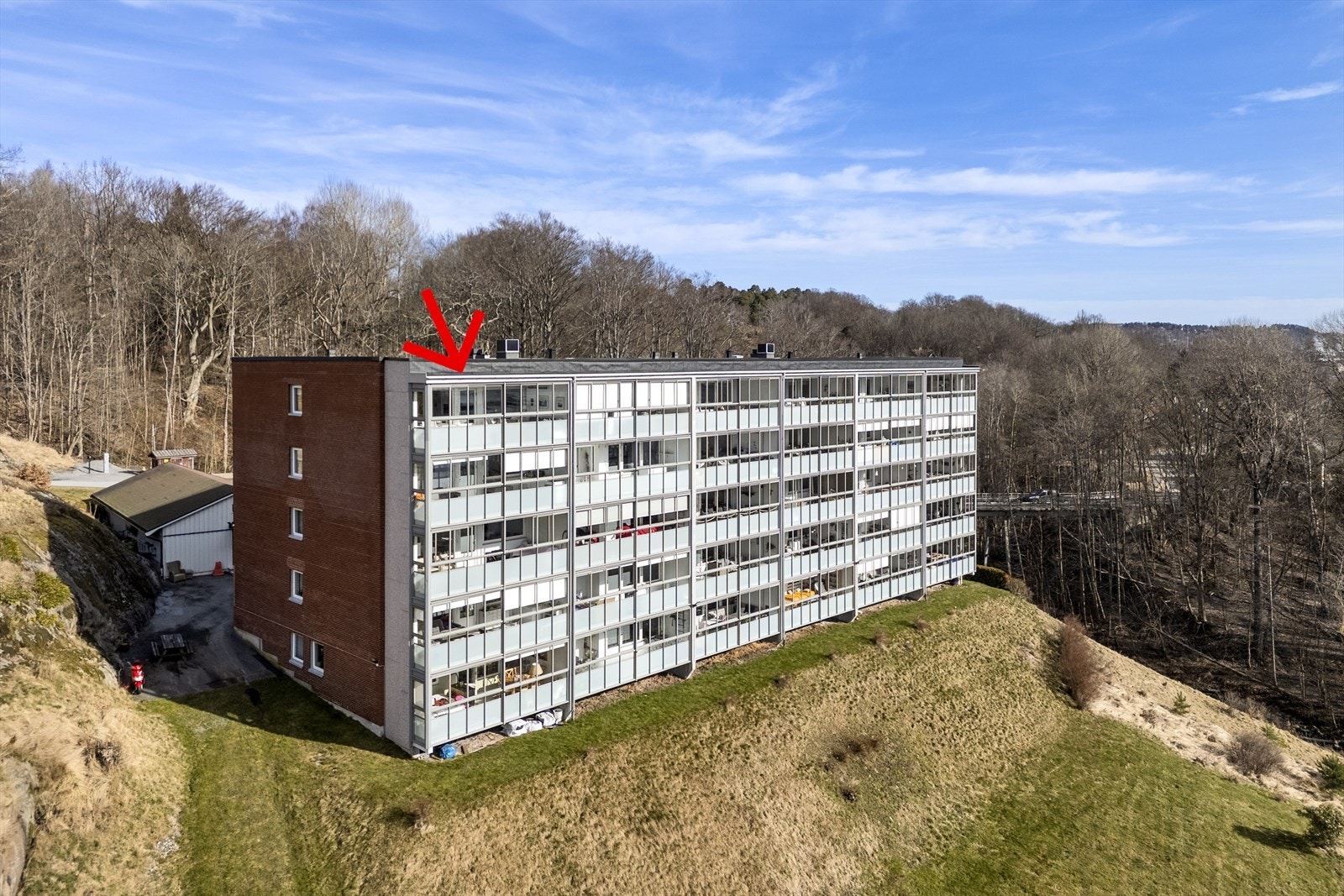 Dronefoto Galleribilde