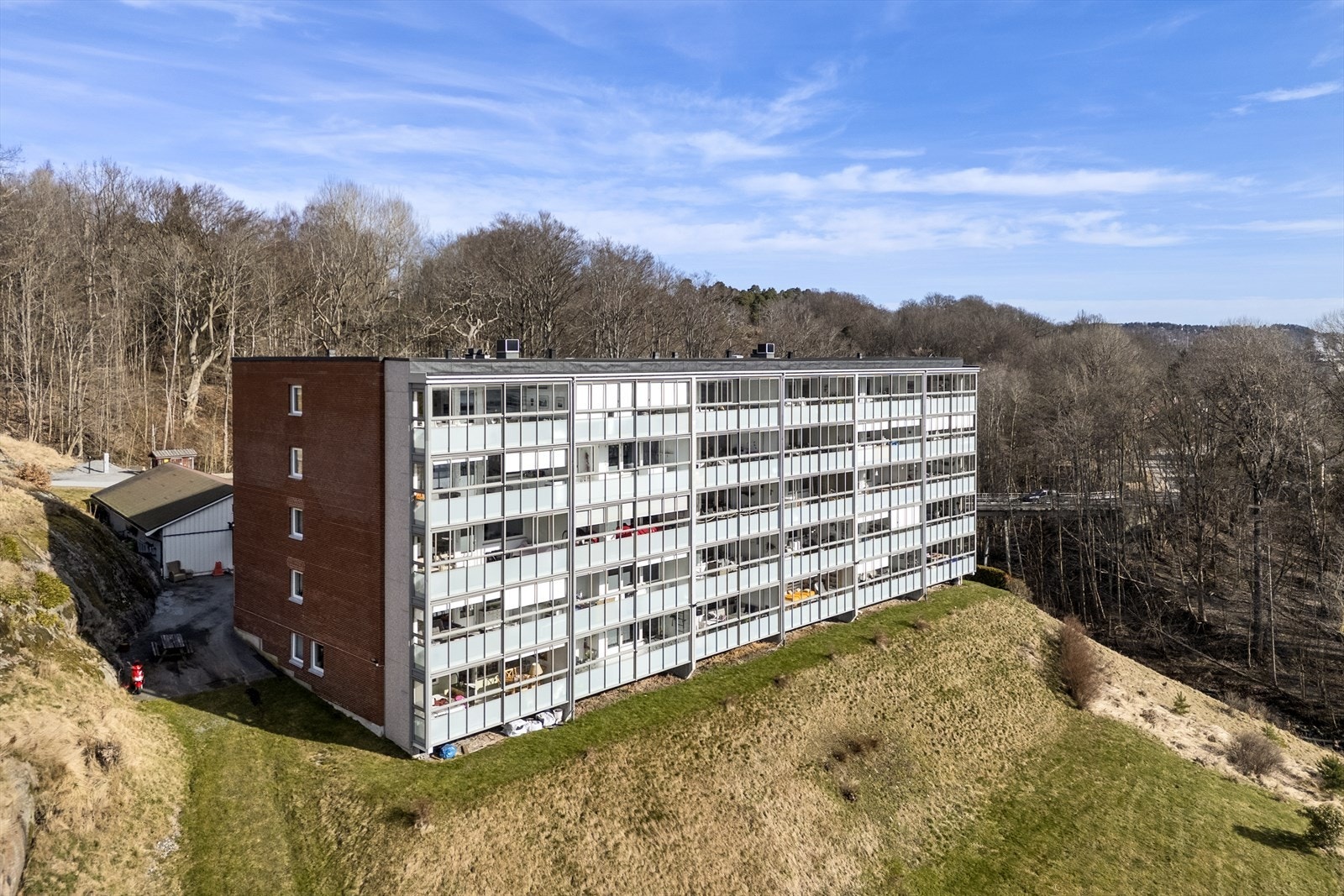Dronefoto Galleribilde