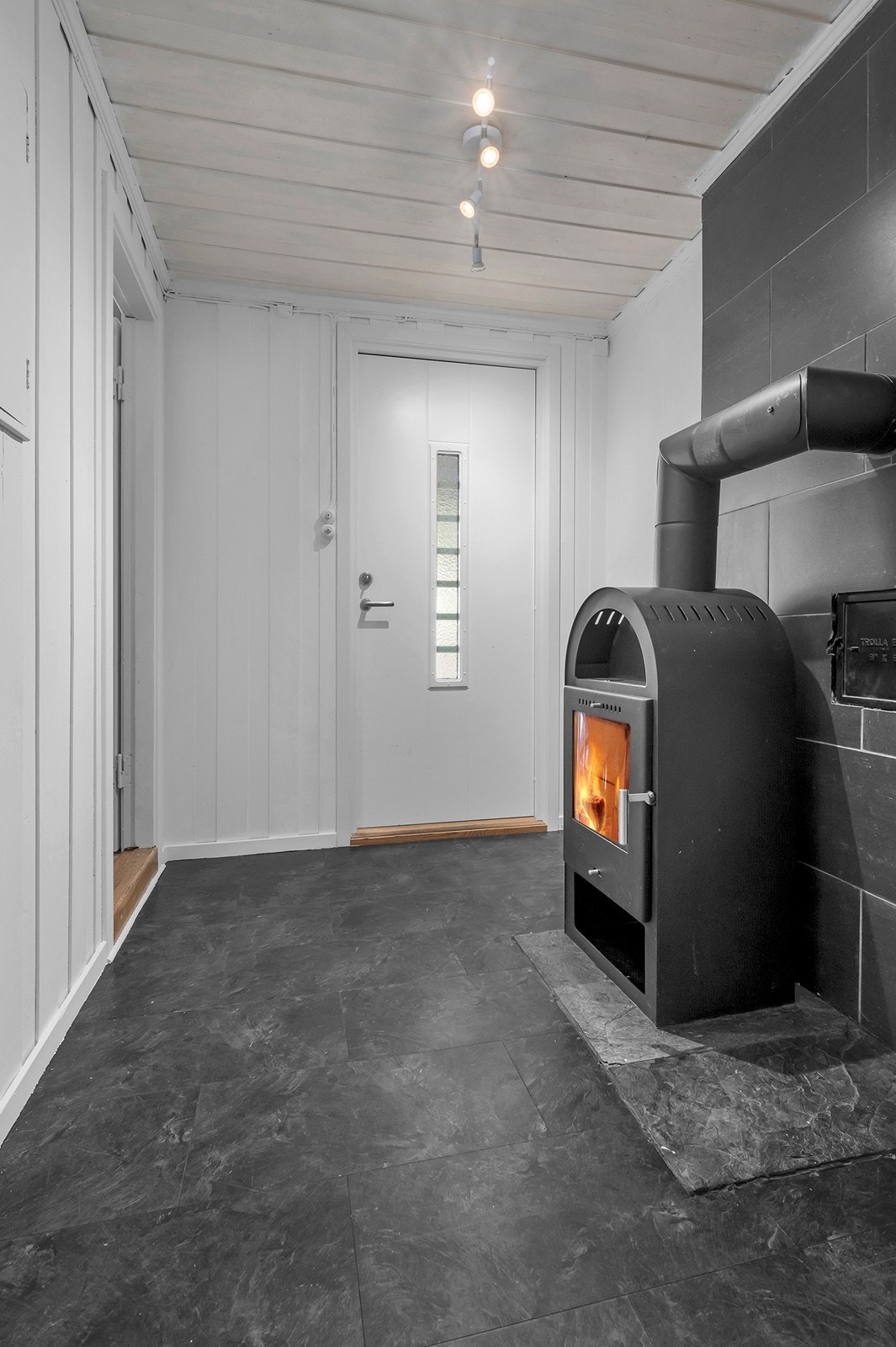 God plass til å ta av seg yttertøyet. Galleribilde