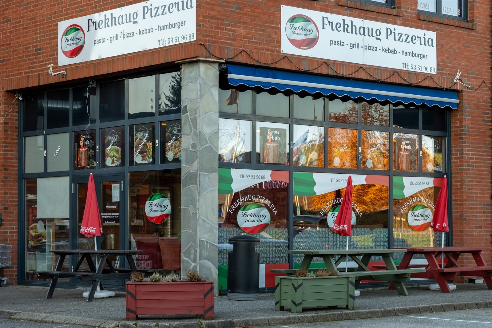 Frekhaug pizzeria. Galleribilde
