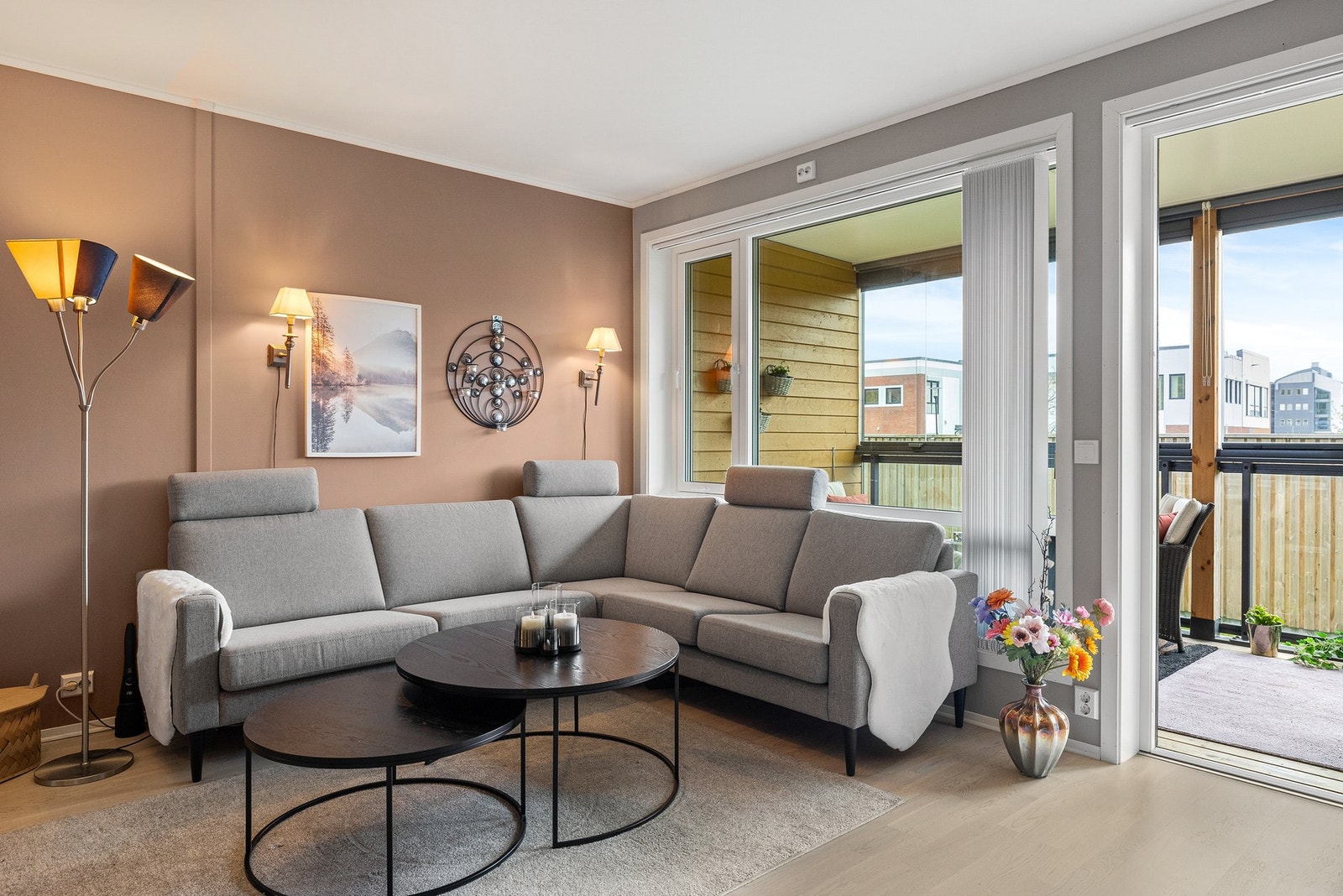 Leiligheten er på totalt 83 kvadratmeter bruksareal. Galleribilde