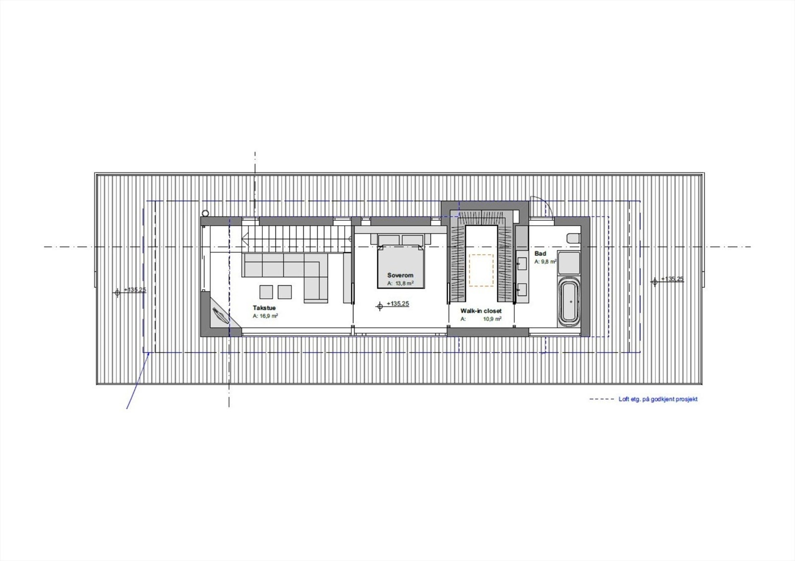 Plantegning 2. etasje. Galleribilde