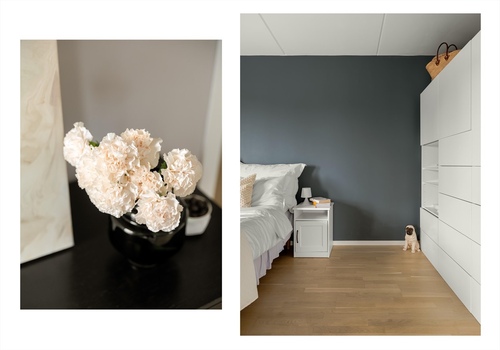 Romslig soverom med Laila-løsning adkomst via to skyvedører fra stuen Galleribilde