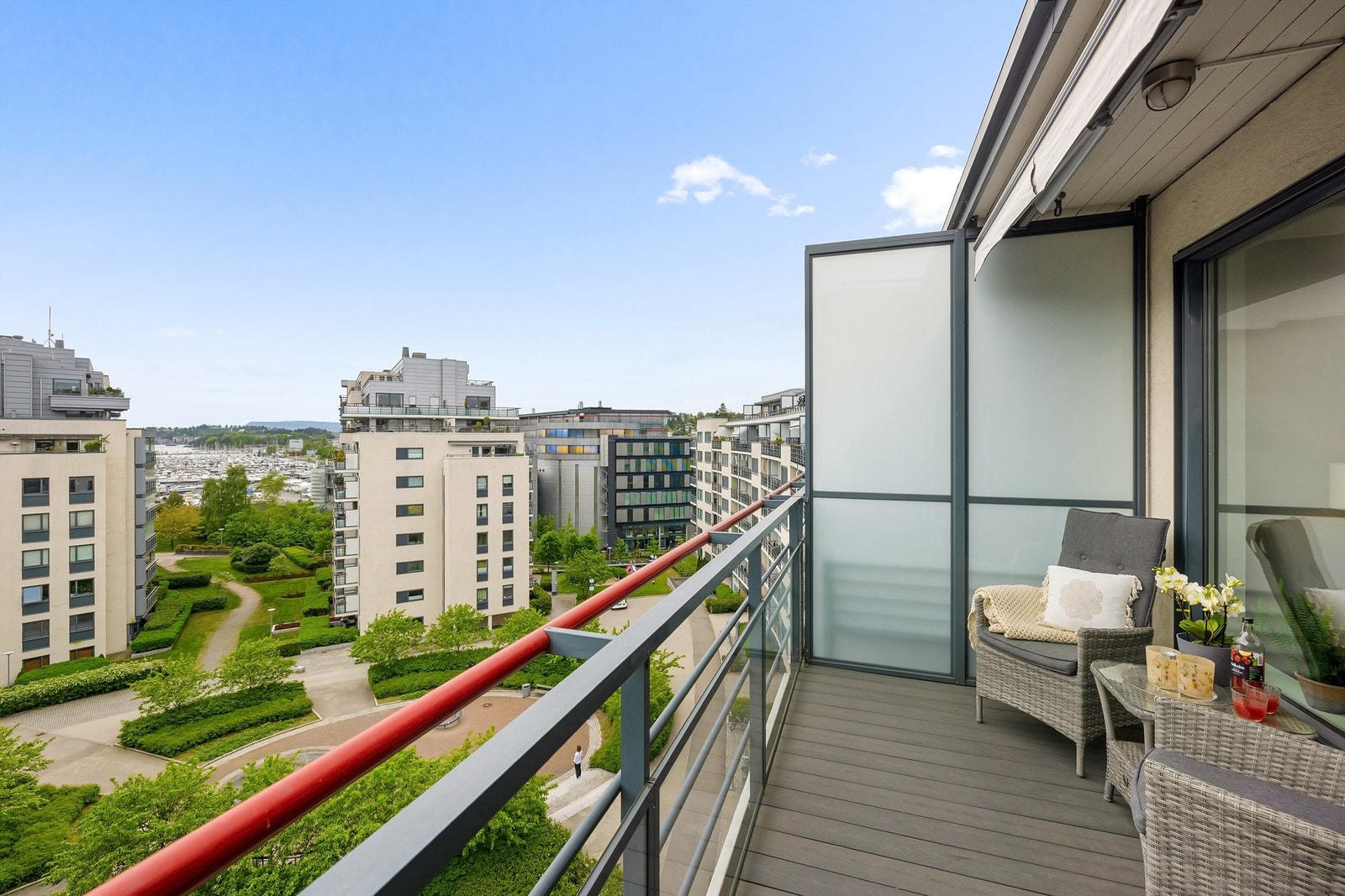 Fra stuen er det adkomst til en herlig balkong på 8m². Galleribilde