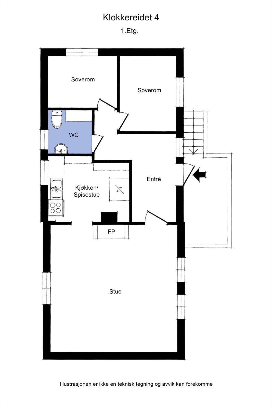 Plantegning Galleribilde