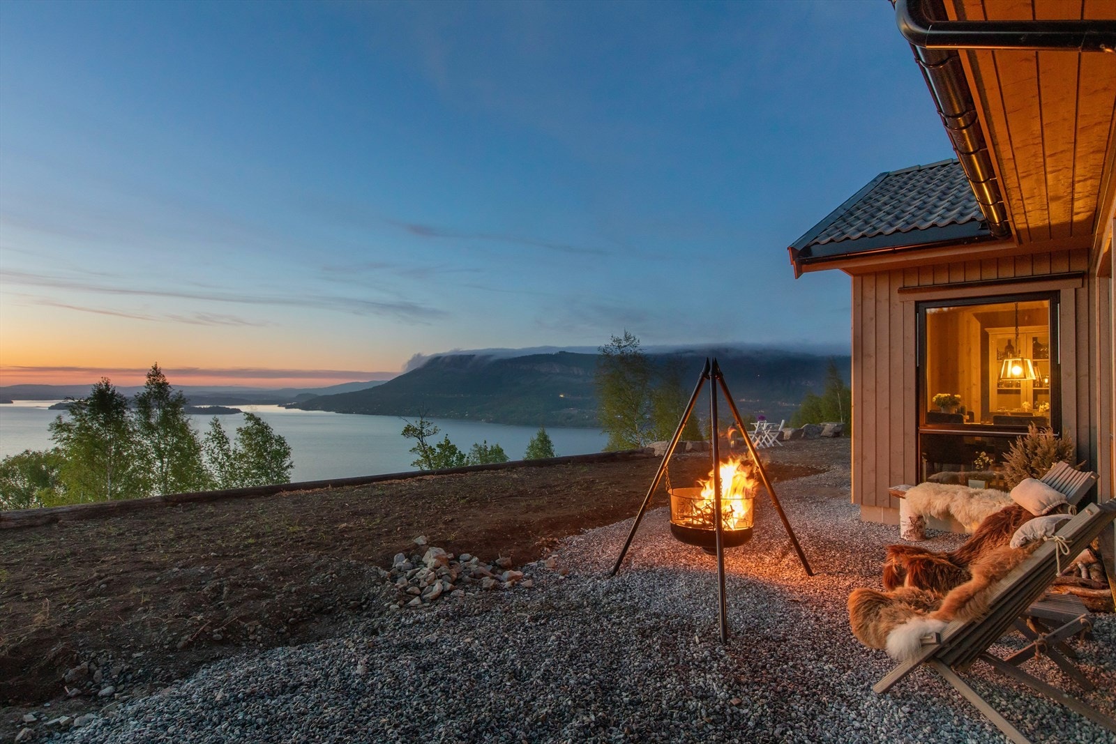 Fra tomtene er det en fantastisk utsikt. Galleribilde