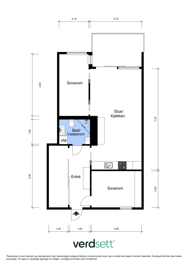 - Plantegning - Galleribilde