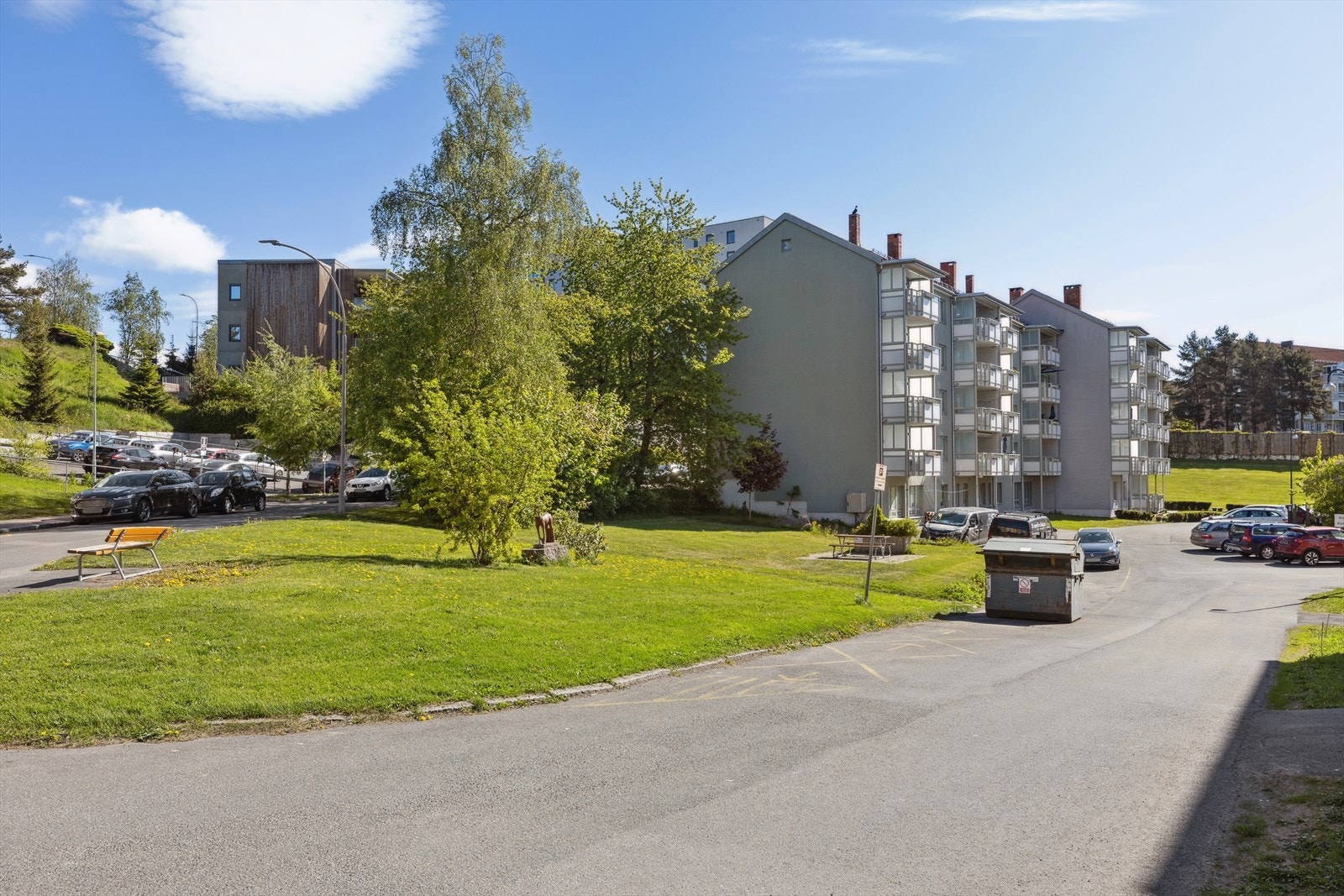 Kort vei til skoler, barnehager og fritidstilbud for barn og unge. Galleribilde