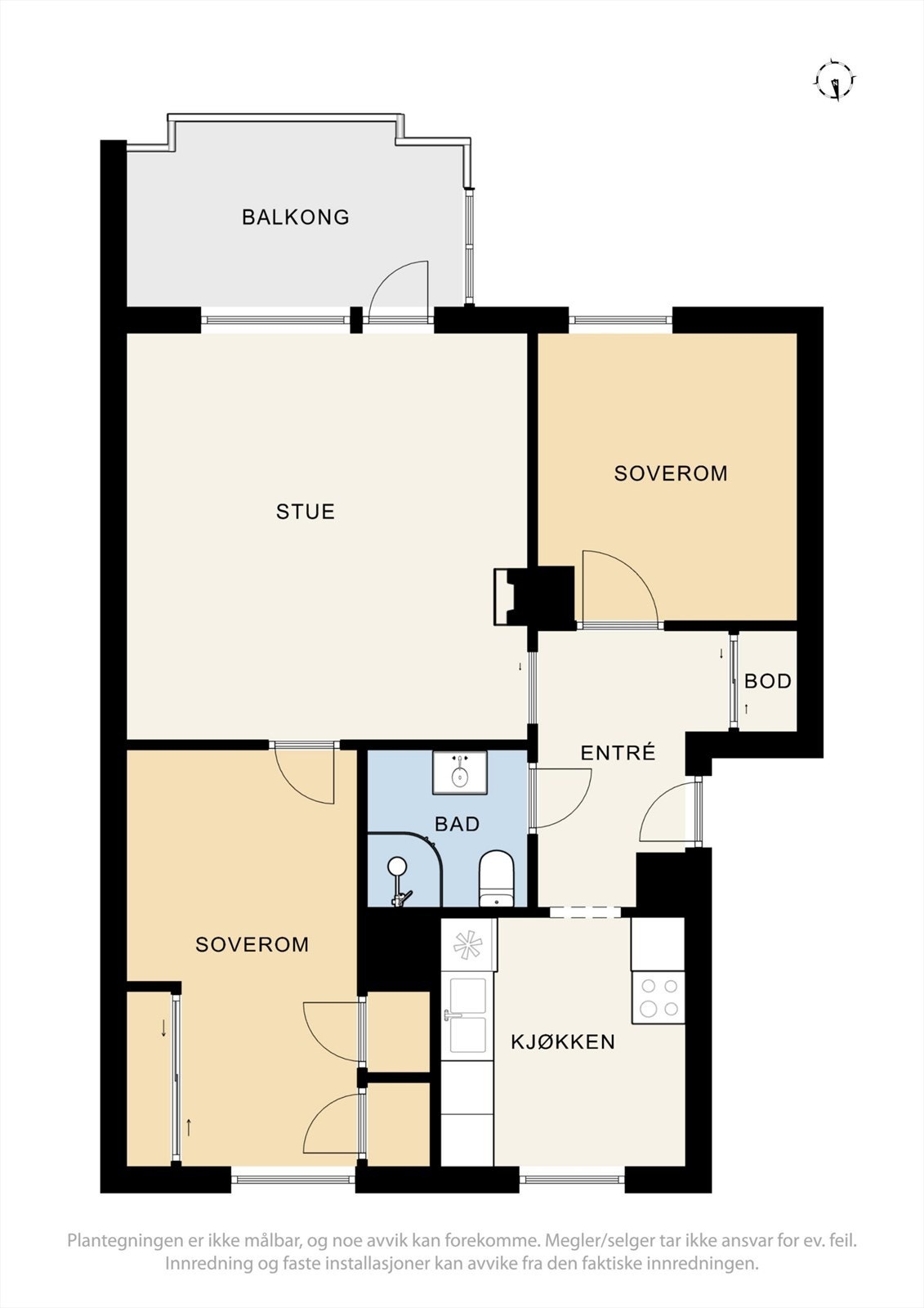 Plantegning Galleribilde