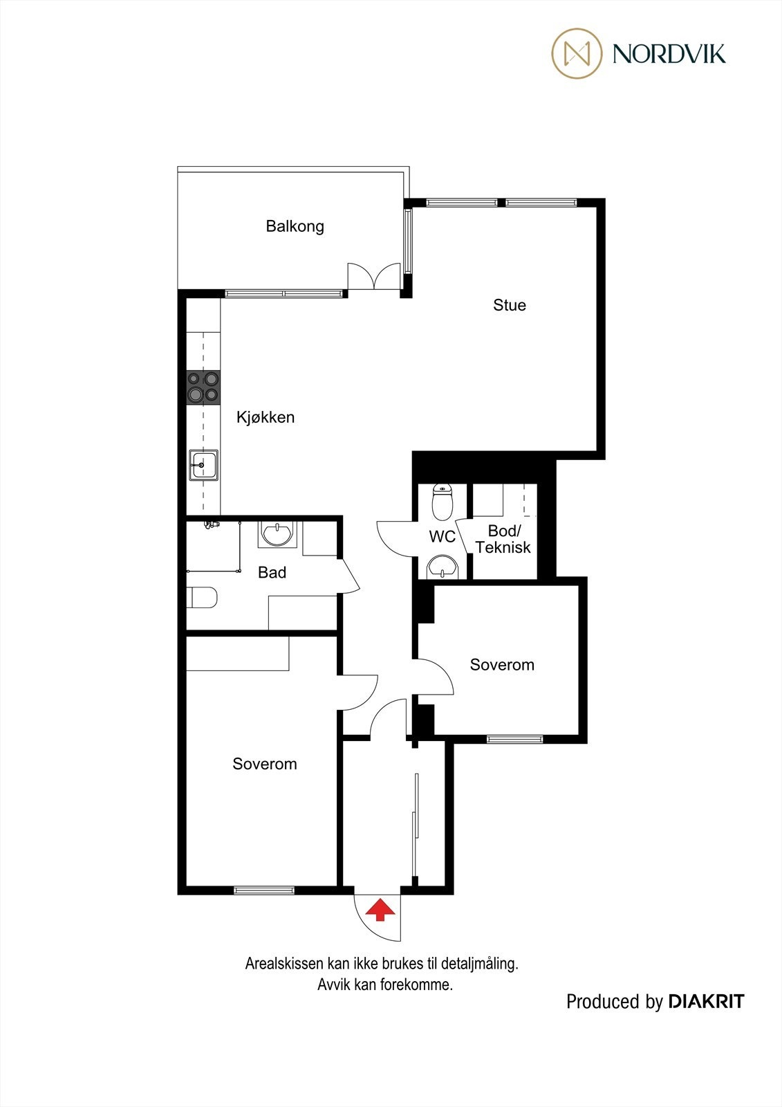 Plantegning Galleribilde