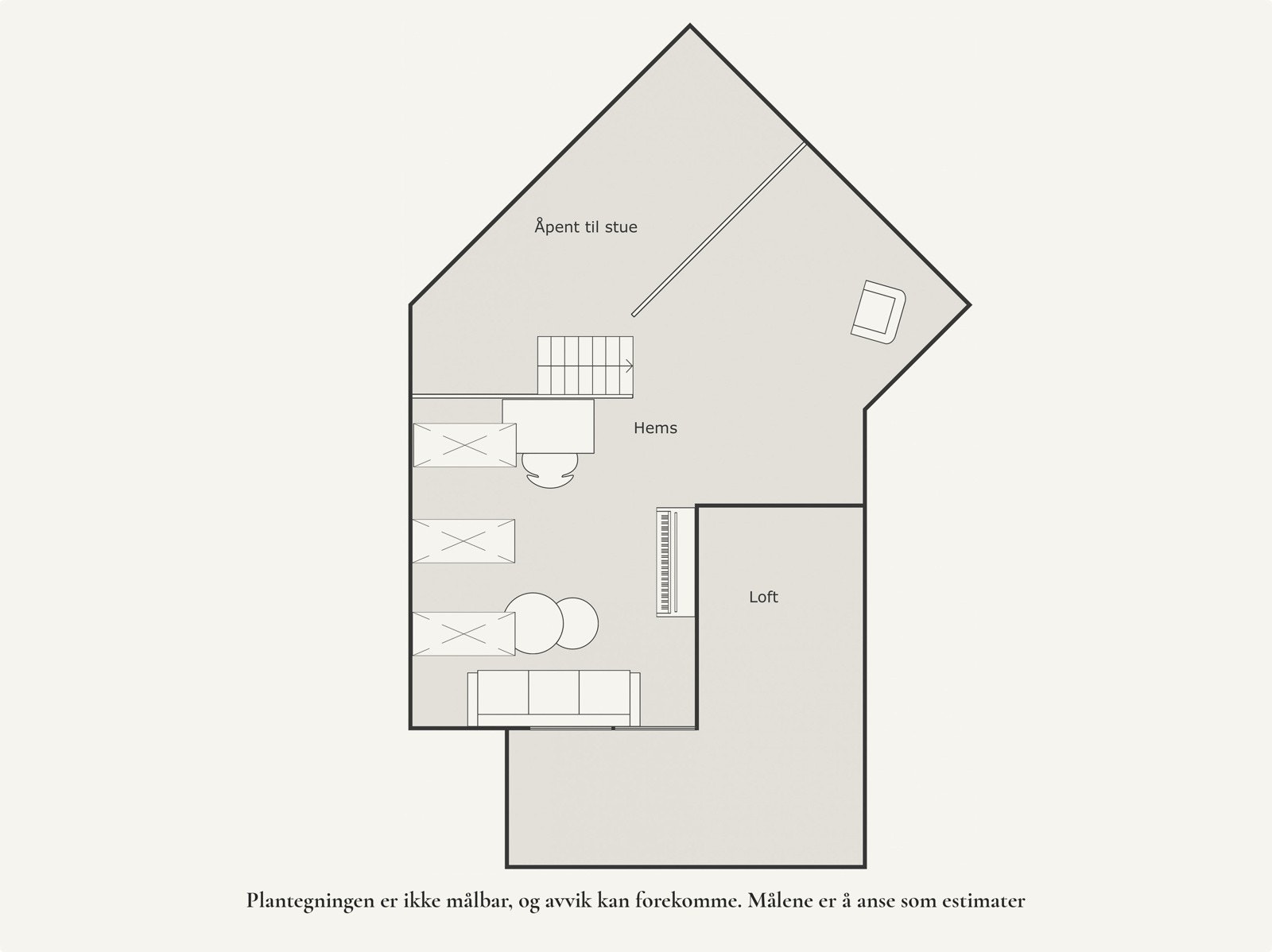 Loftsetasje. Galleribilde