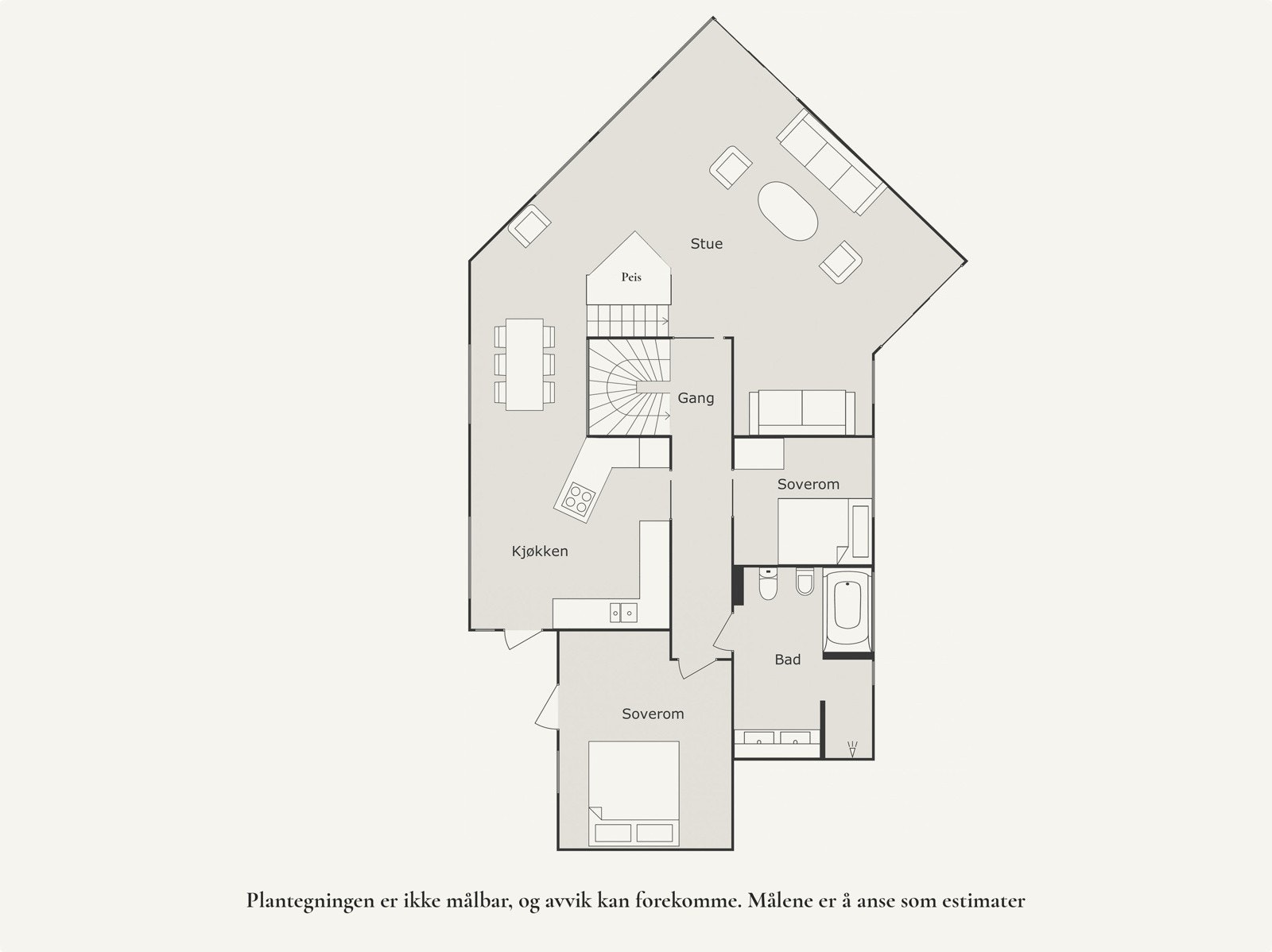 Plantegning 1.etasje. Galleribilde