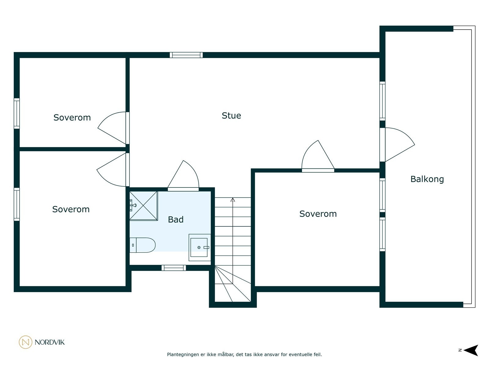 Plantegning 2.etasje Galleribilde