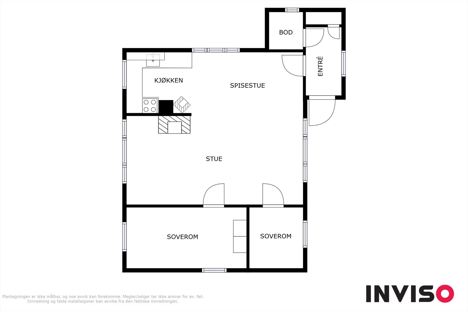 Plantegning hovedhytte Galleribilde