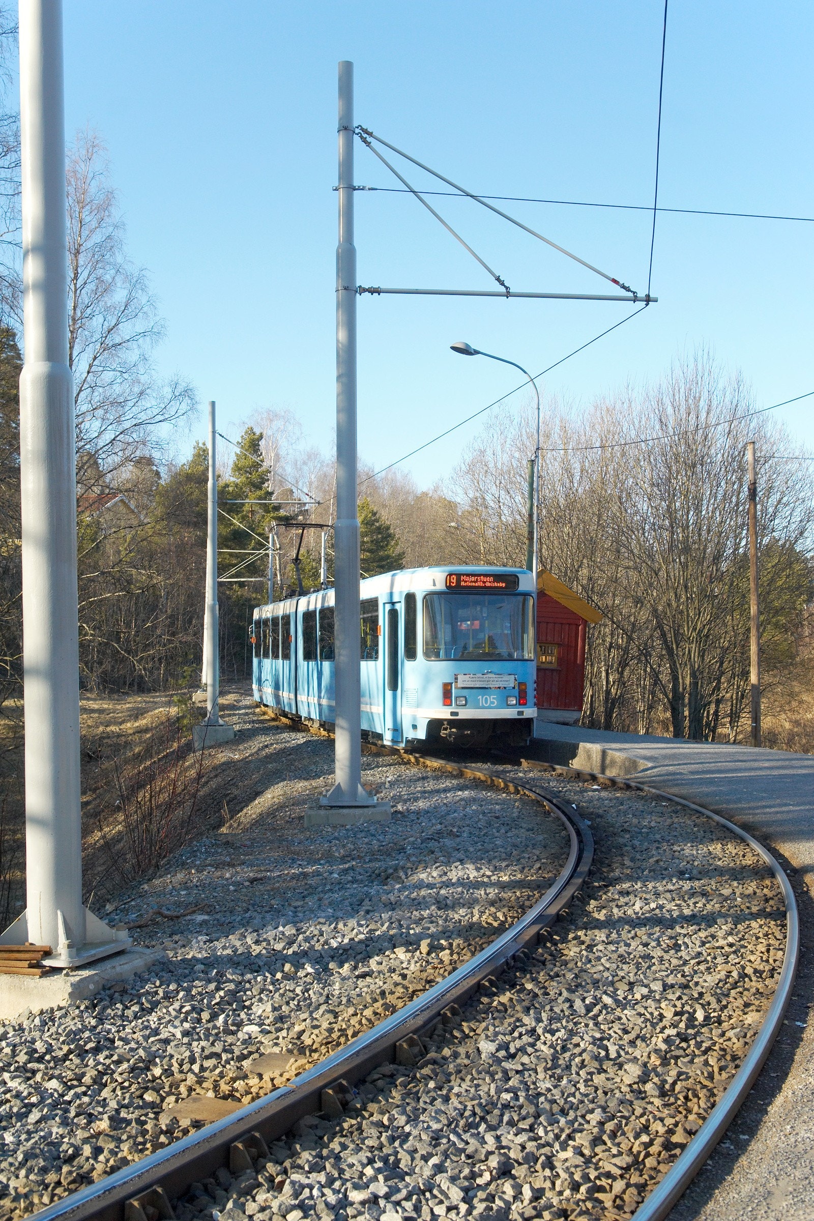 Trikken er kun gangavstand unna. Galleribilde