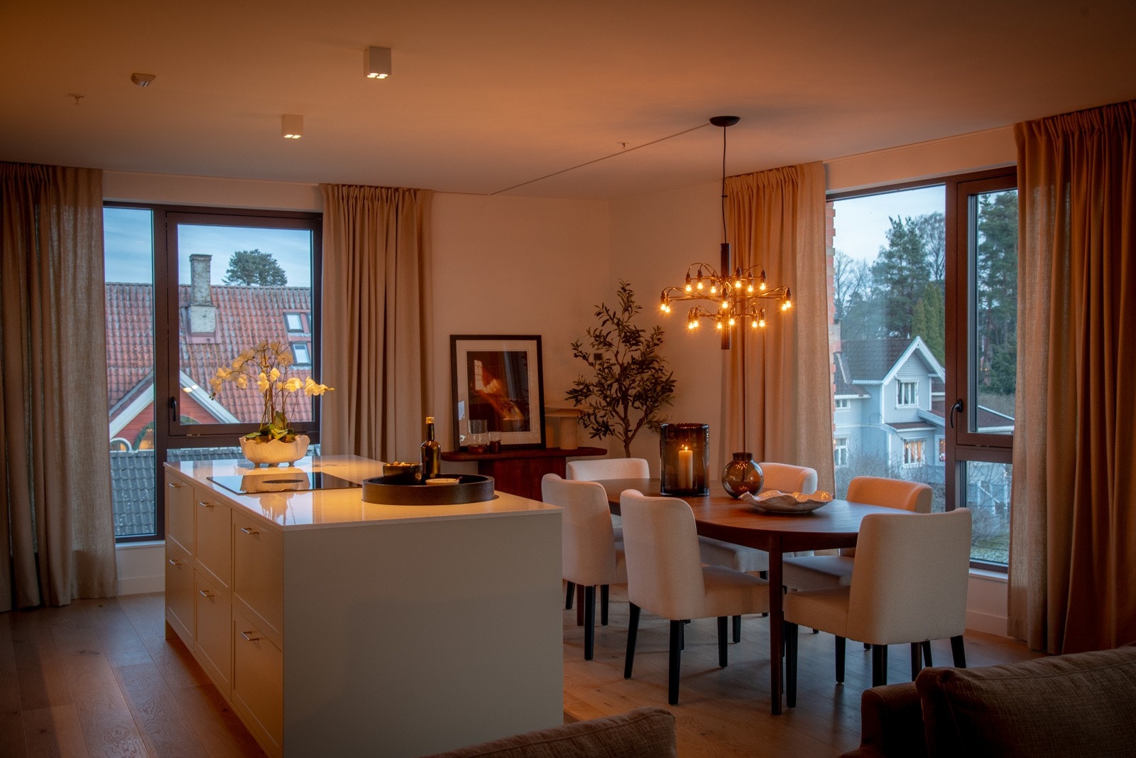 Kveldsstemning. Galleribilde