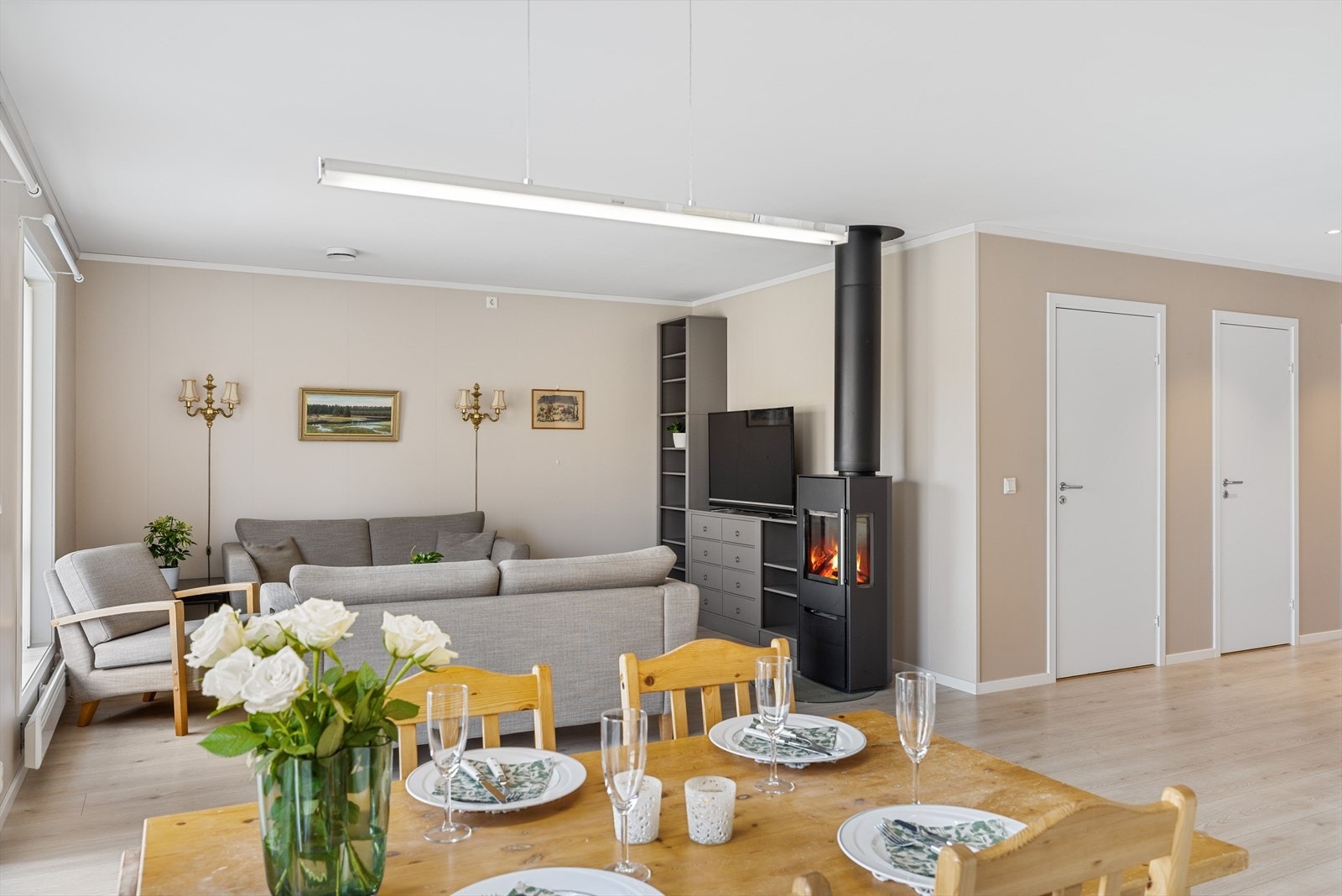 Boligen har balansert ventilasjon som sørger for et godt inneklima. Galleribilde