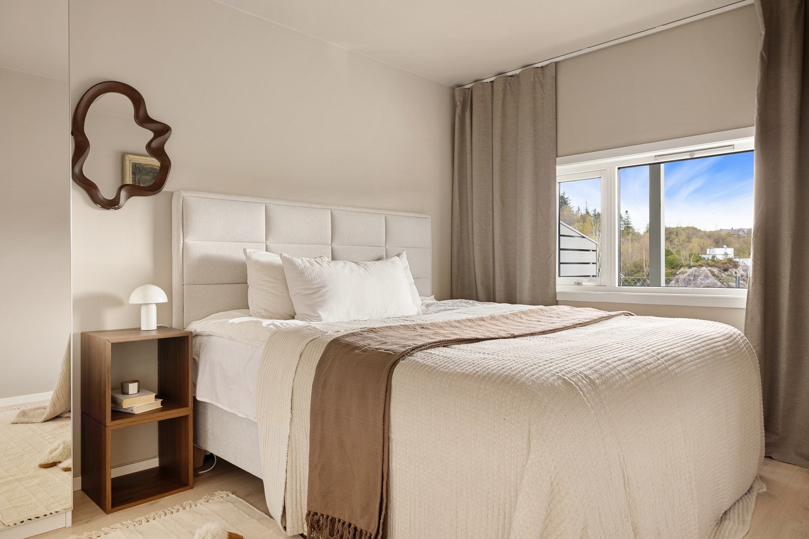 Hovedsoverommet måles til 10,5 kvm. Galleribilde