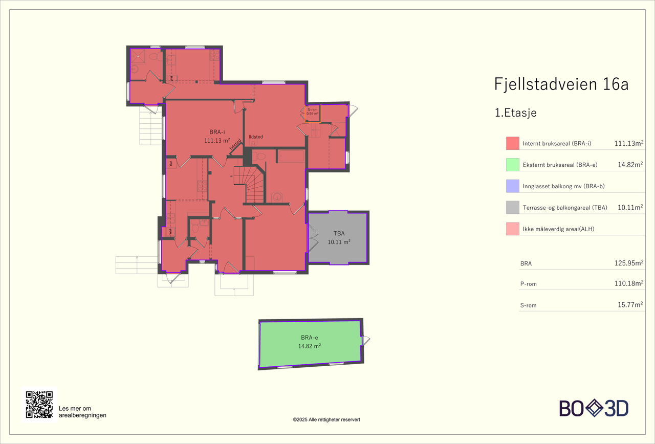 Plantegning 1.etg. Galleribilde
