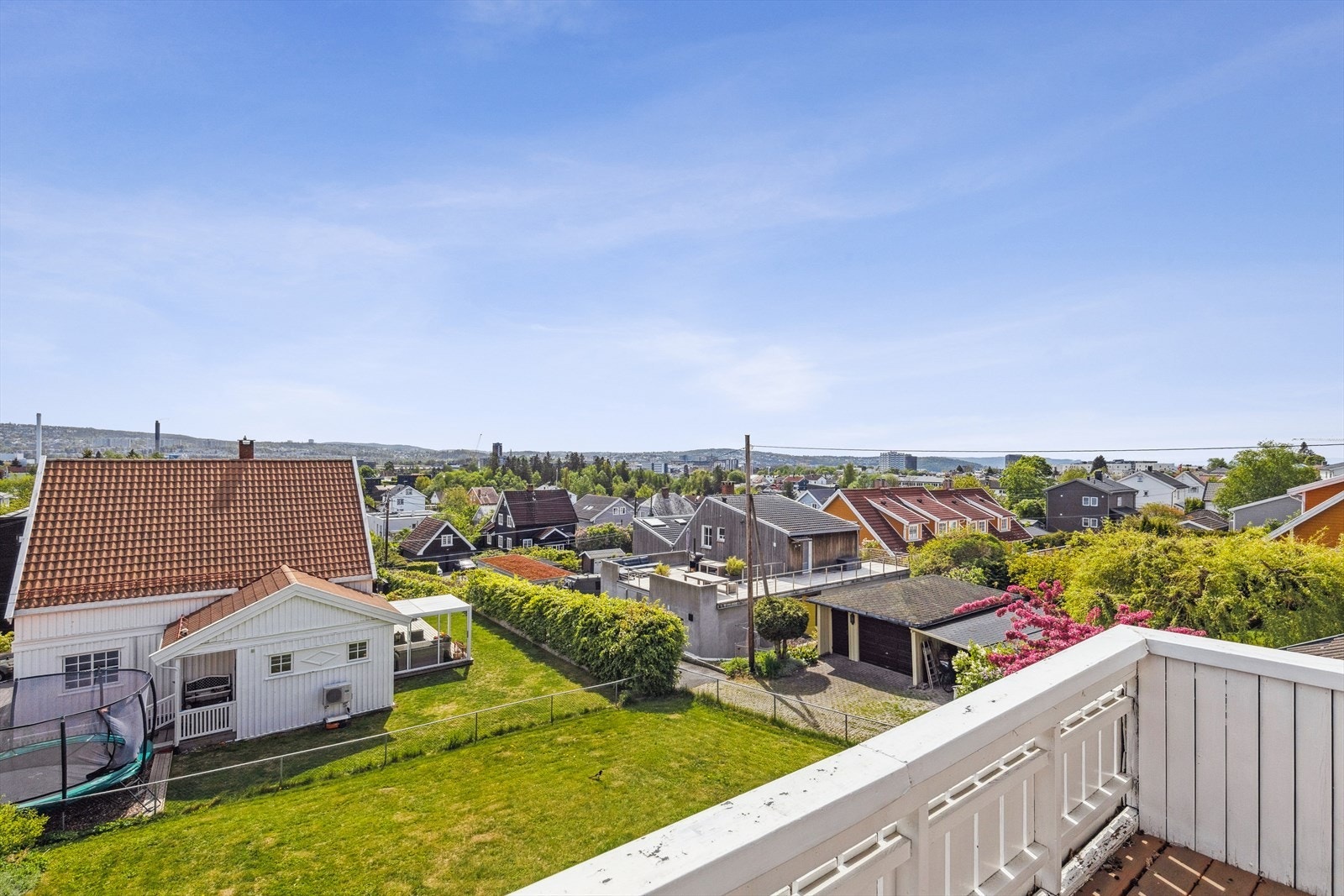 Utsikt fra balkong i 2. etasje Galleribilde