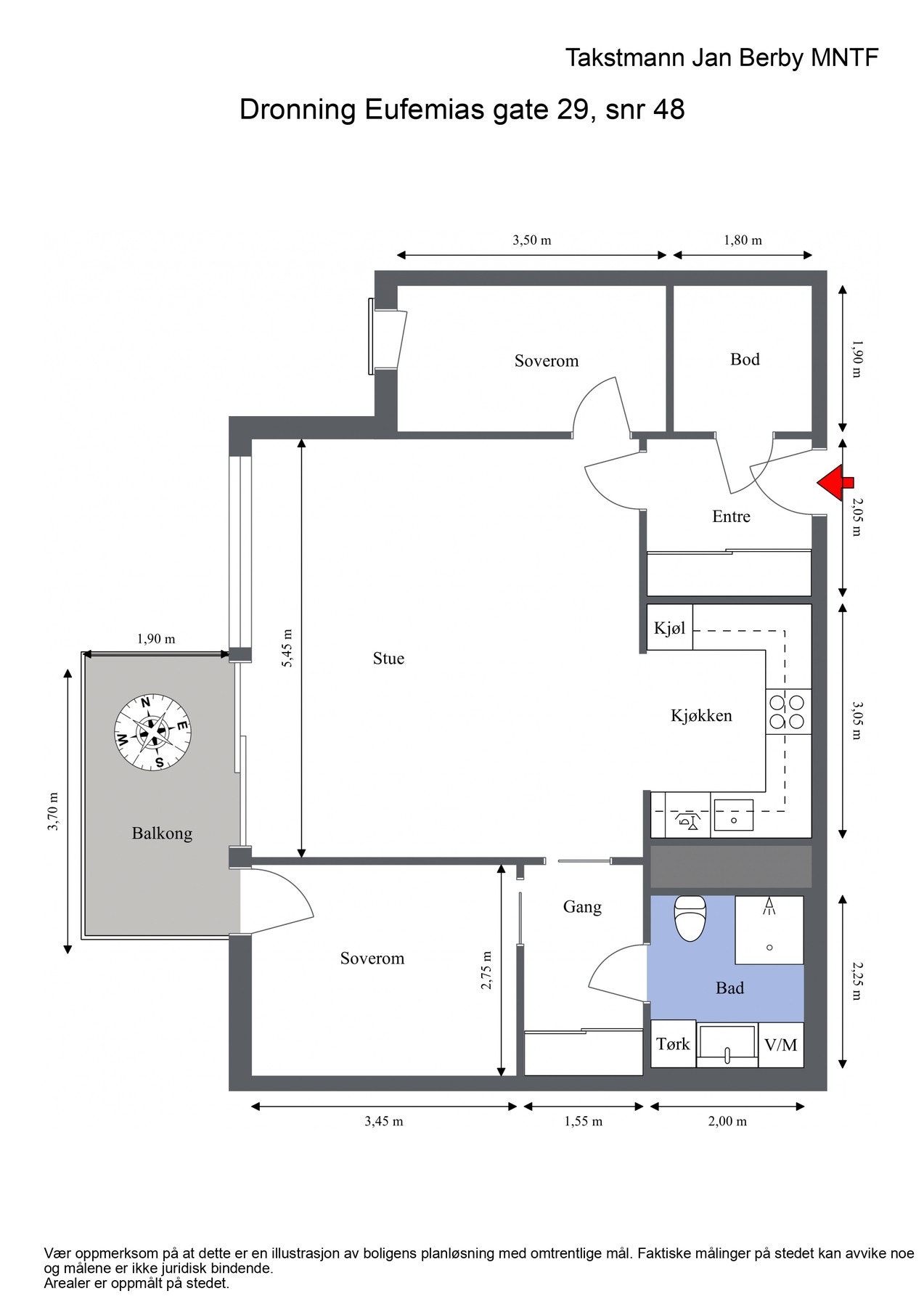 Plantegning Galleribilde