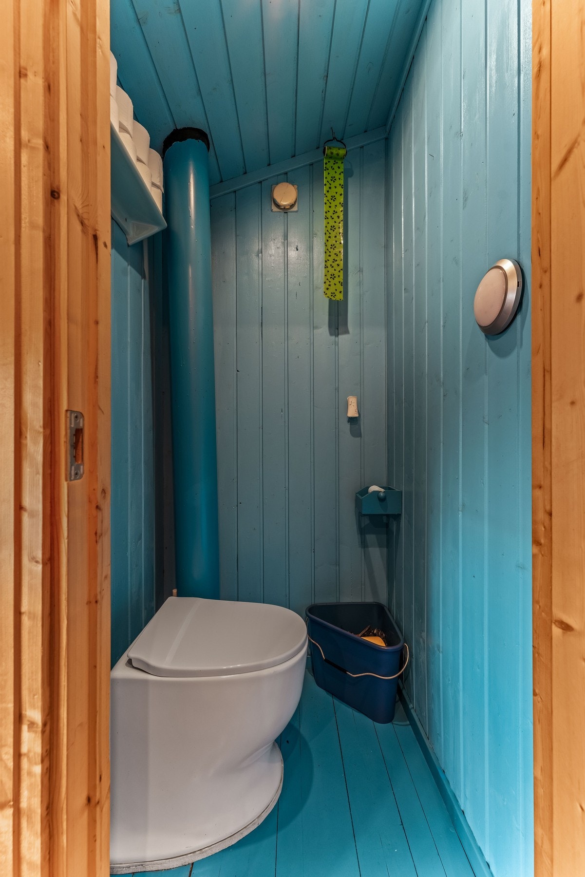 Her er det en snurredo, som er en praktisk løsning for hyttebruk. Galleribilde