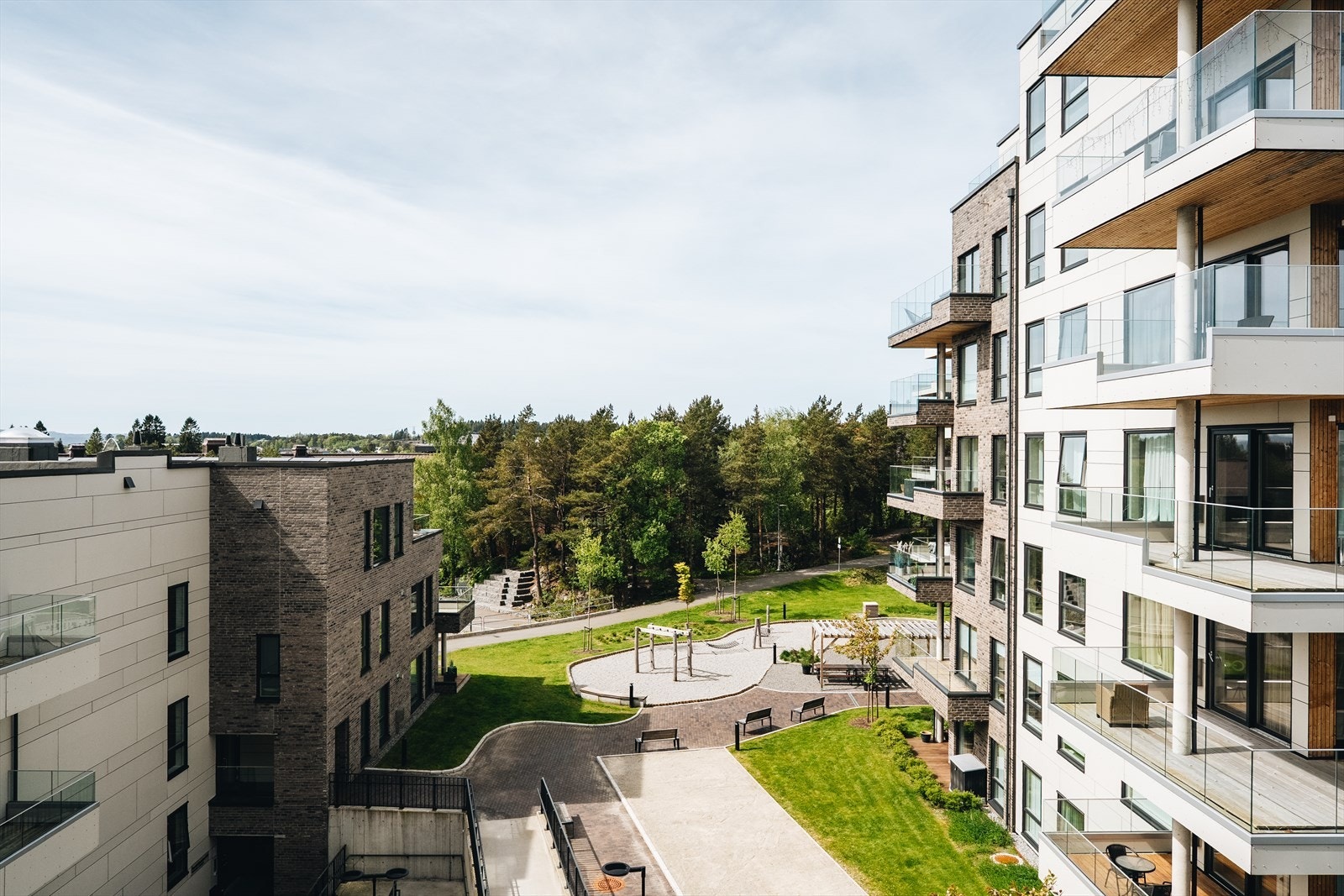Bilde tatt fra terrassen. Galleribilde