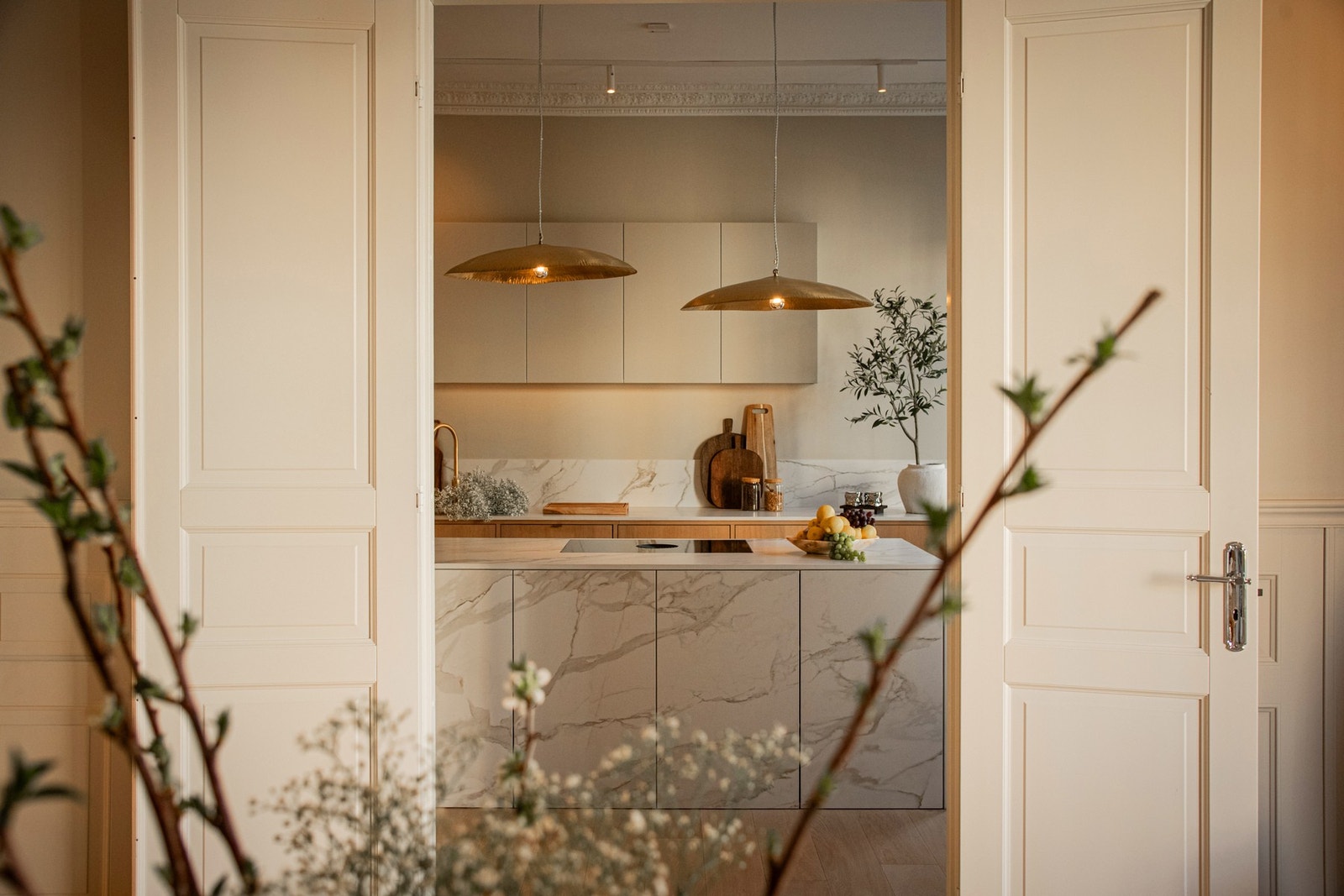 Klassiske flotte fløydører Galleribilde