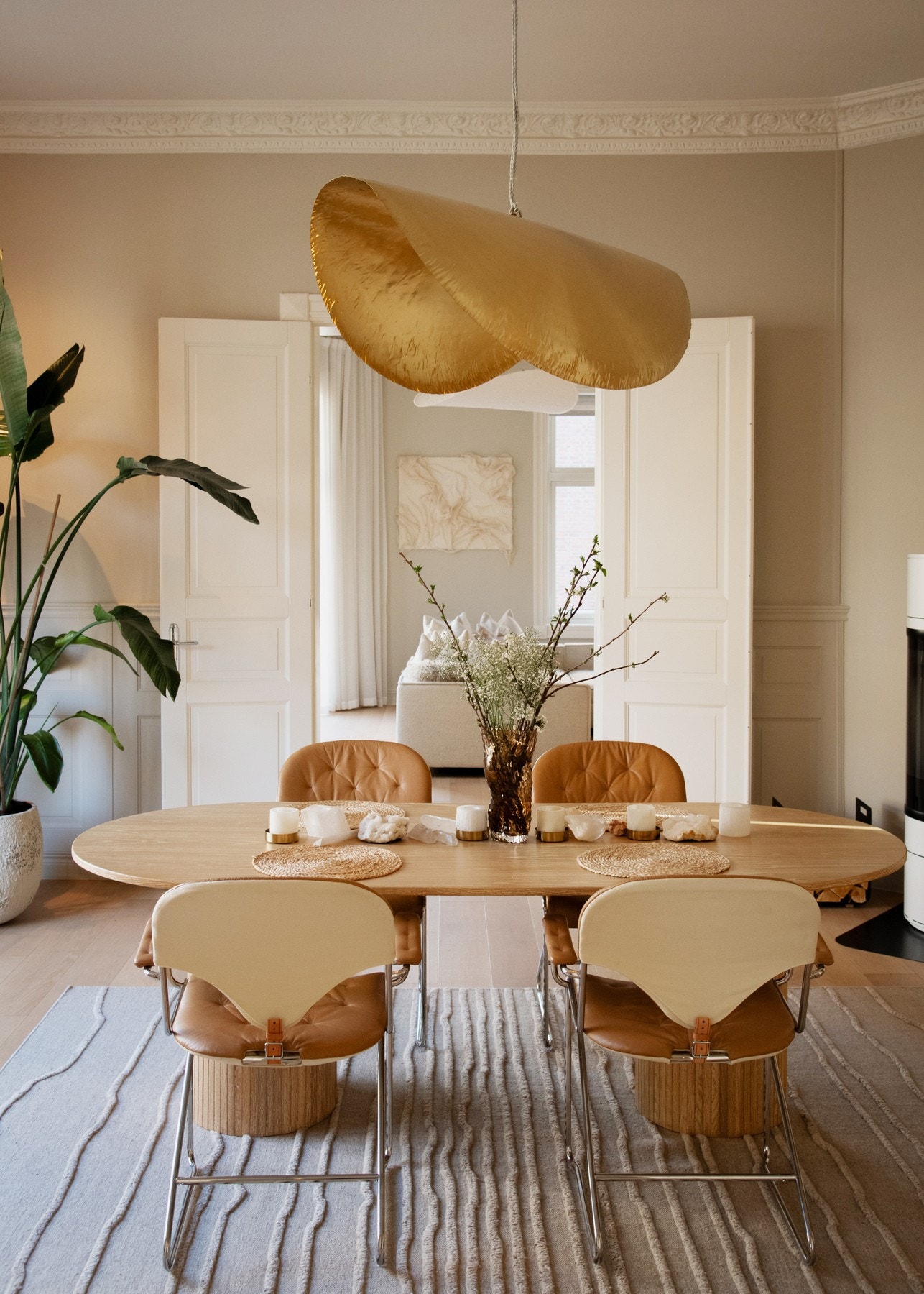 Spisestuen er selve "hjertet" i boligen Galleribilde