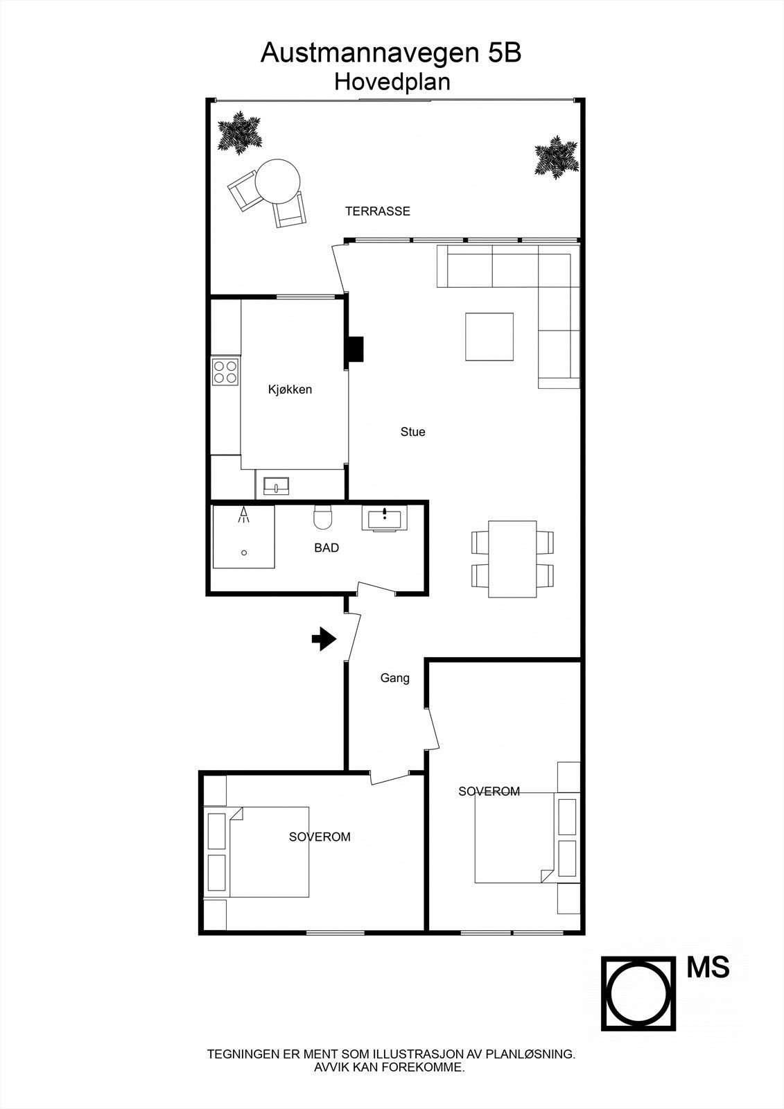 Plamtegning. Galleribilde