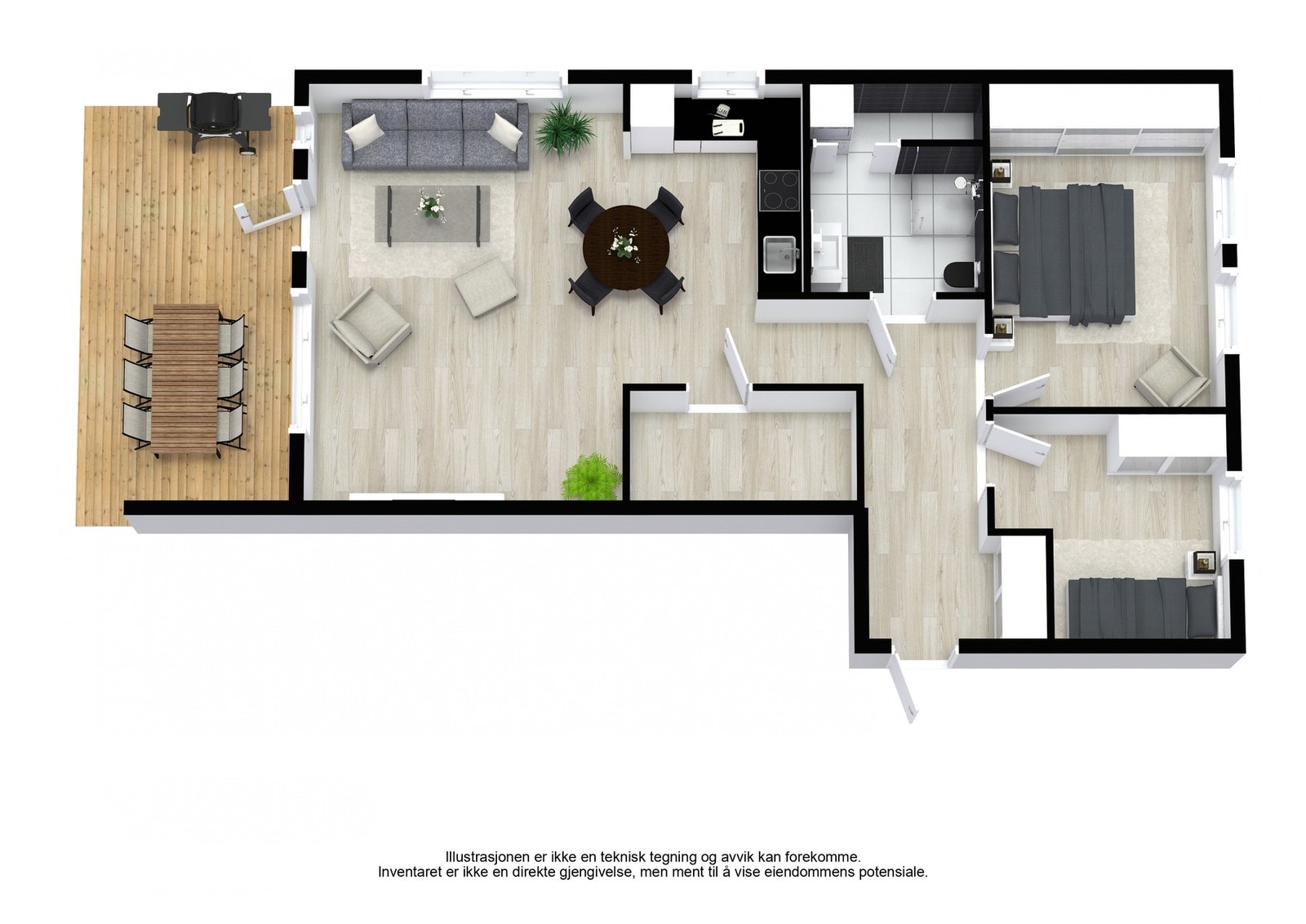 Planløsningen Galleribilde