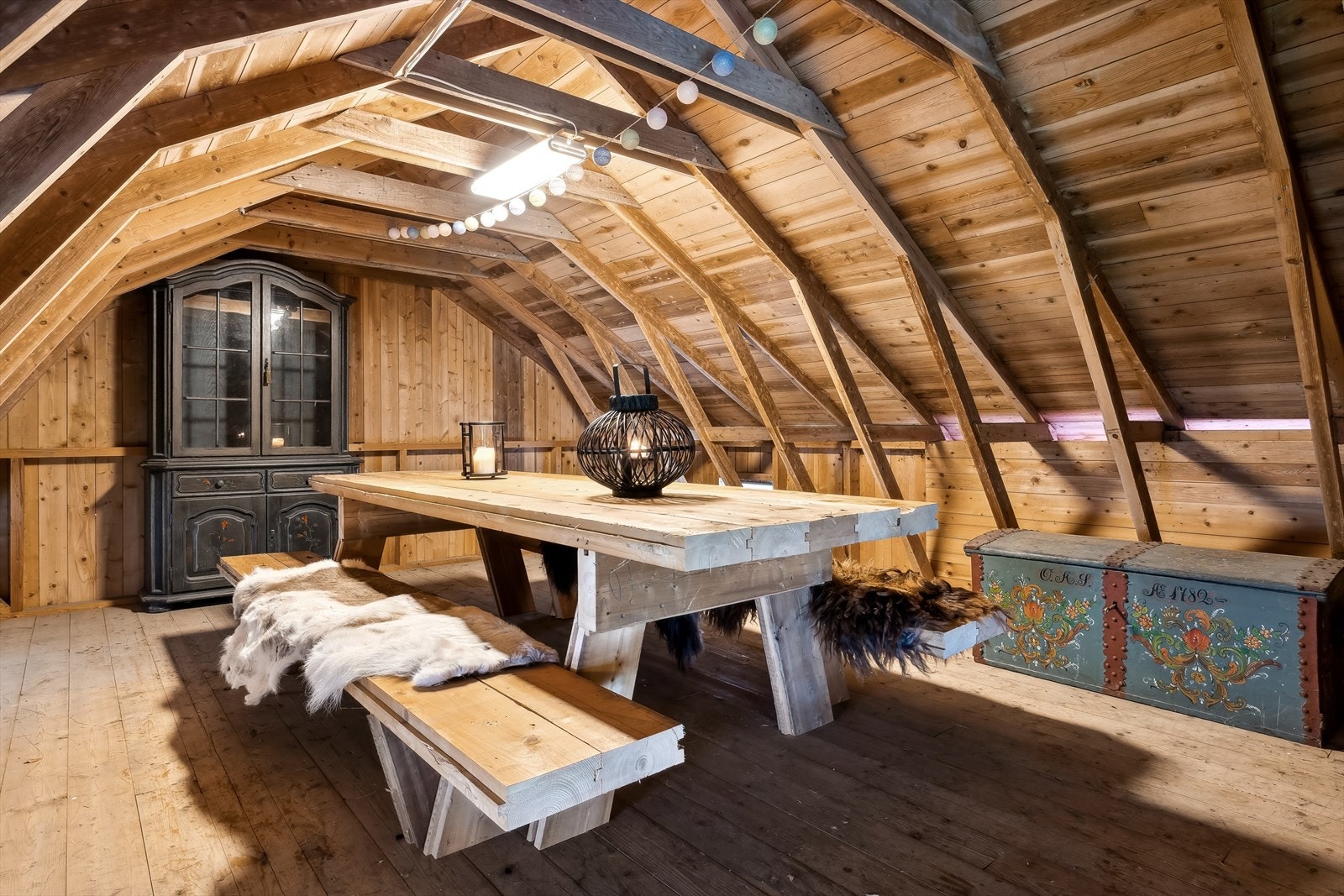 Innredet rom i låve/uthus Galleribilde