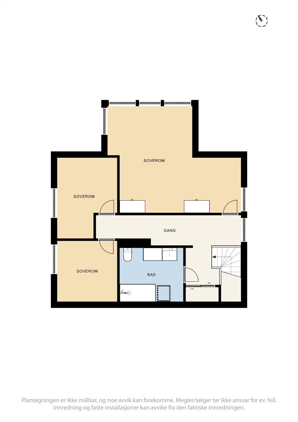 Plantegning 2. etg. Galleribilde