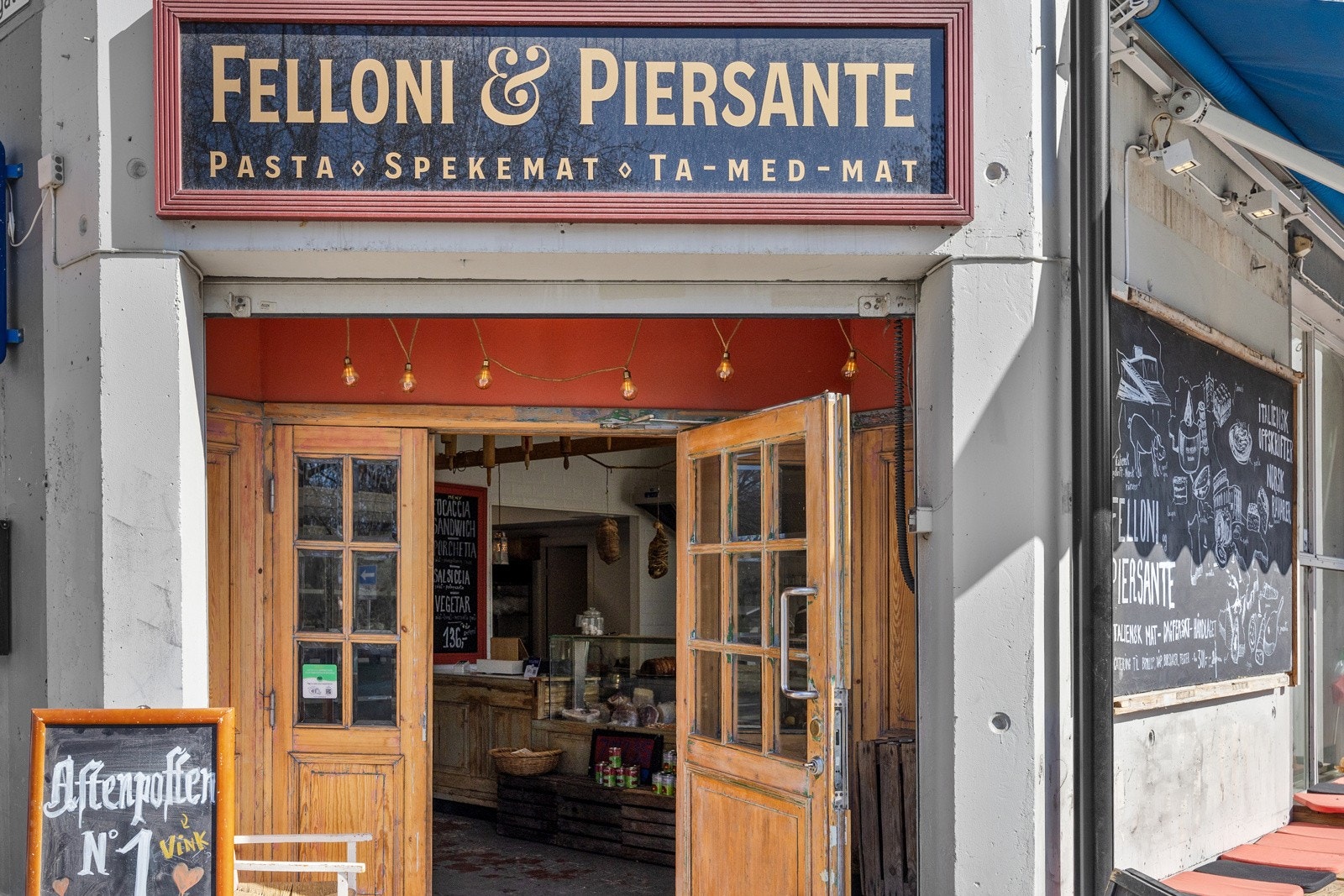 - Felloni & Piersante i 1. etasje tilbyr fantastisk Italiensk mat - Galleribilde