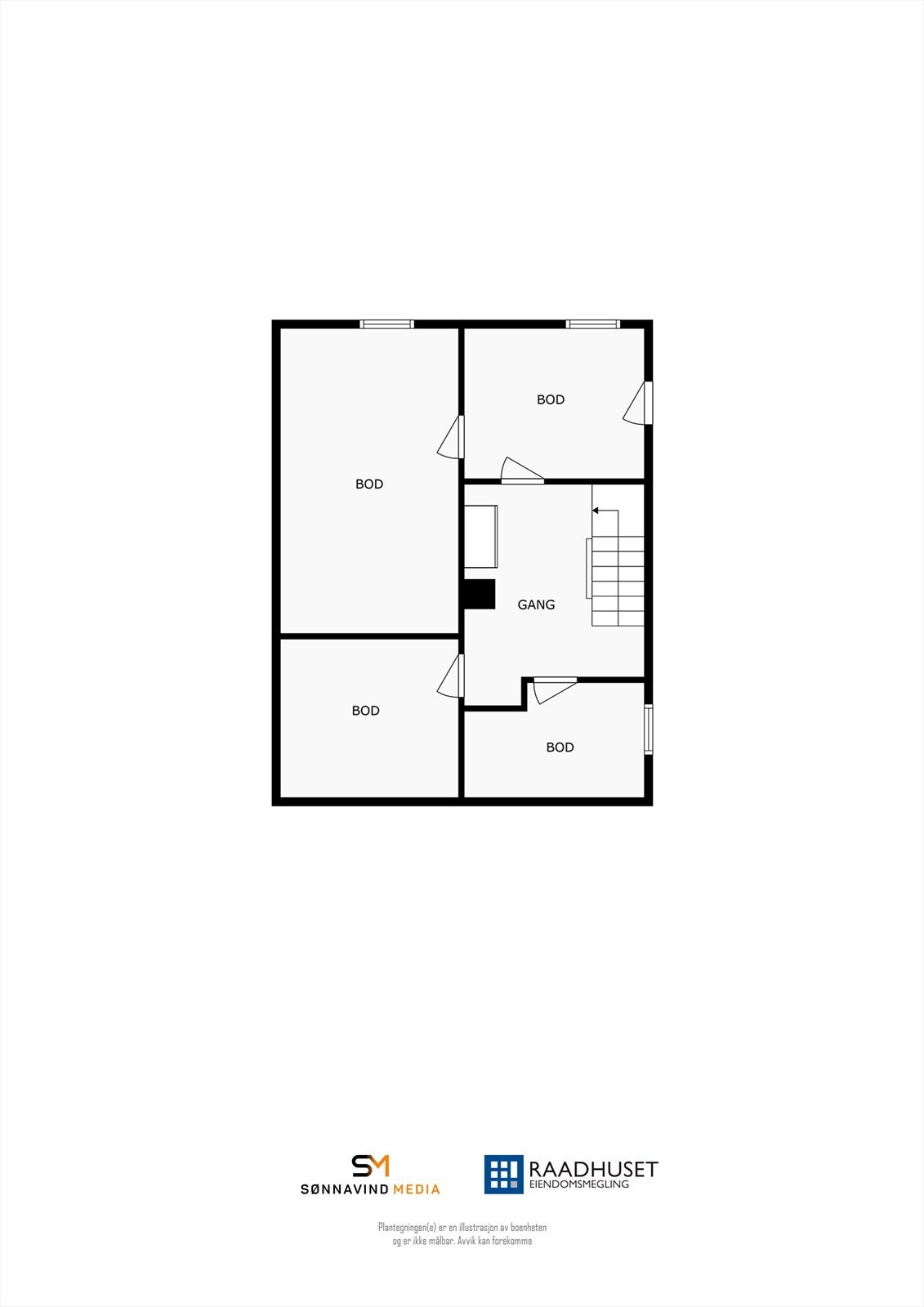 2D Plantegning | Underetasje Galleribilde