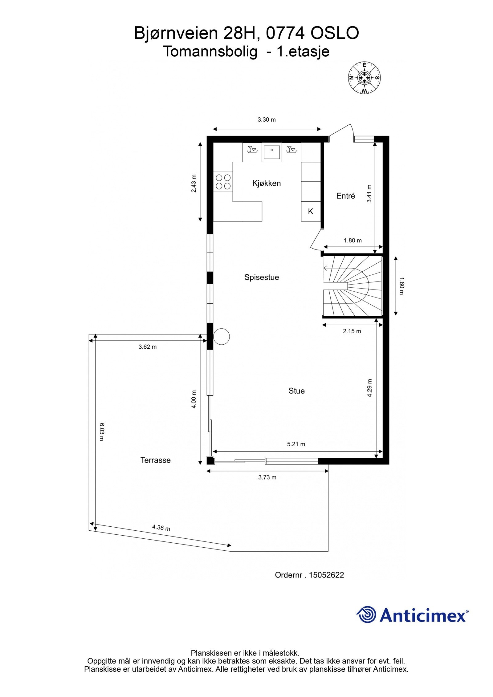 Plantegning 1.etasje. Galleribilde