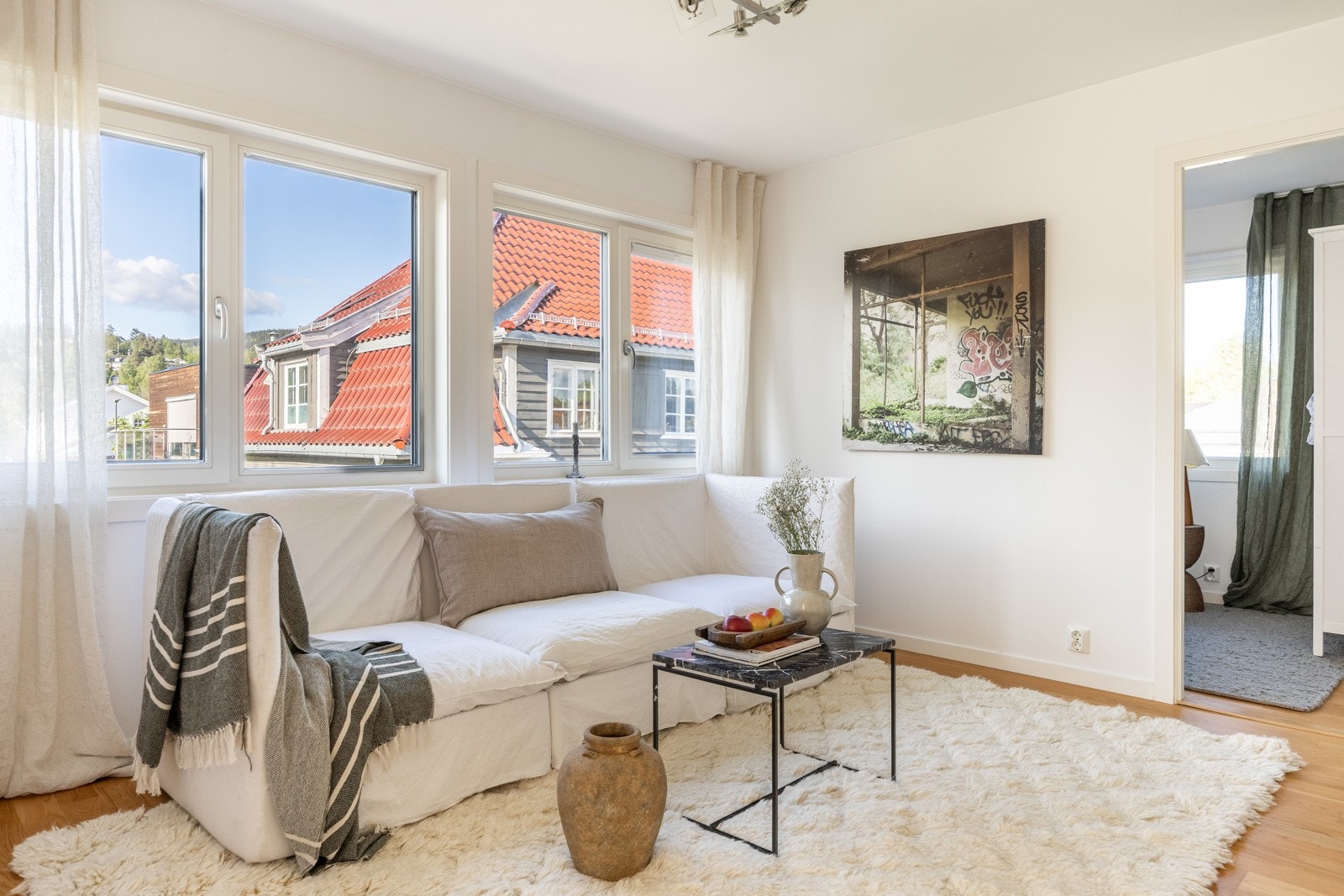 Hyggelig allrom i 2.etasje. Galleribilde