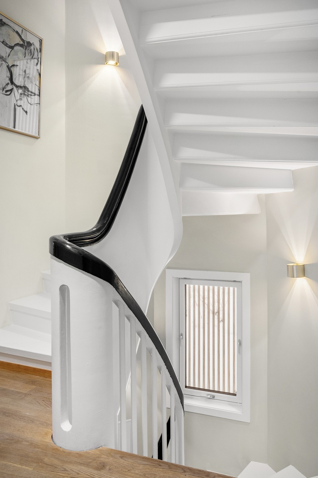 Trappeløp med belysning Galleribilde