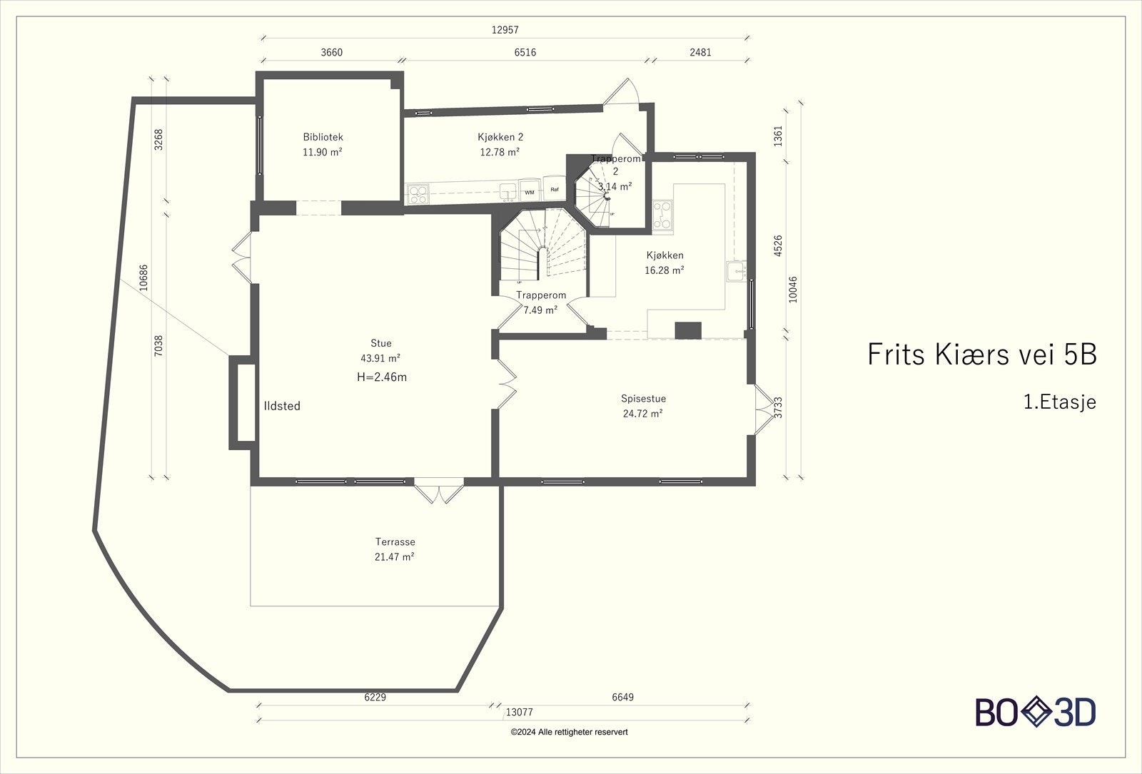 Plantegning - 1. etasje Galleribilde