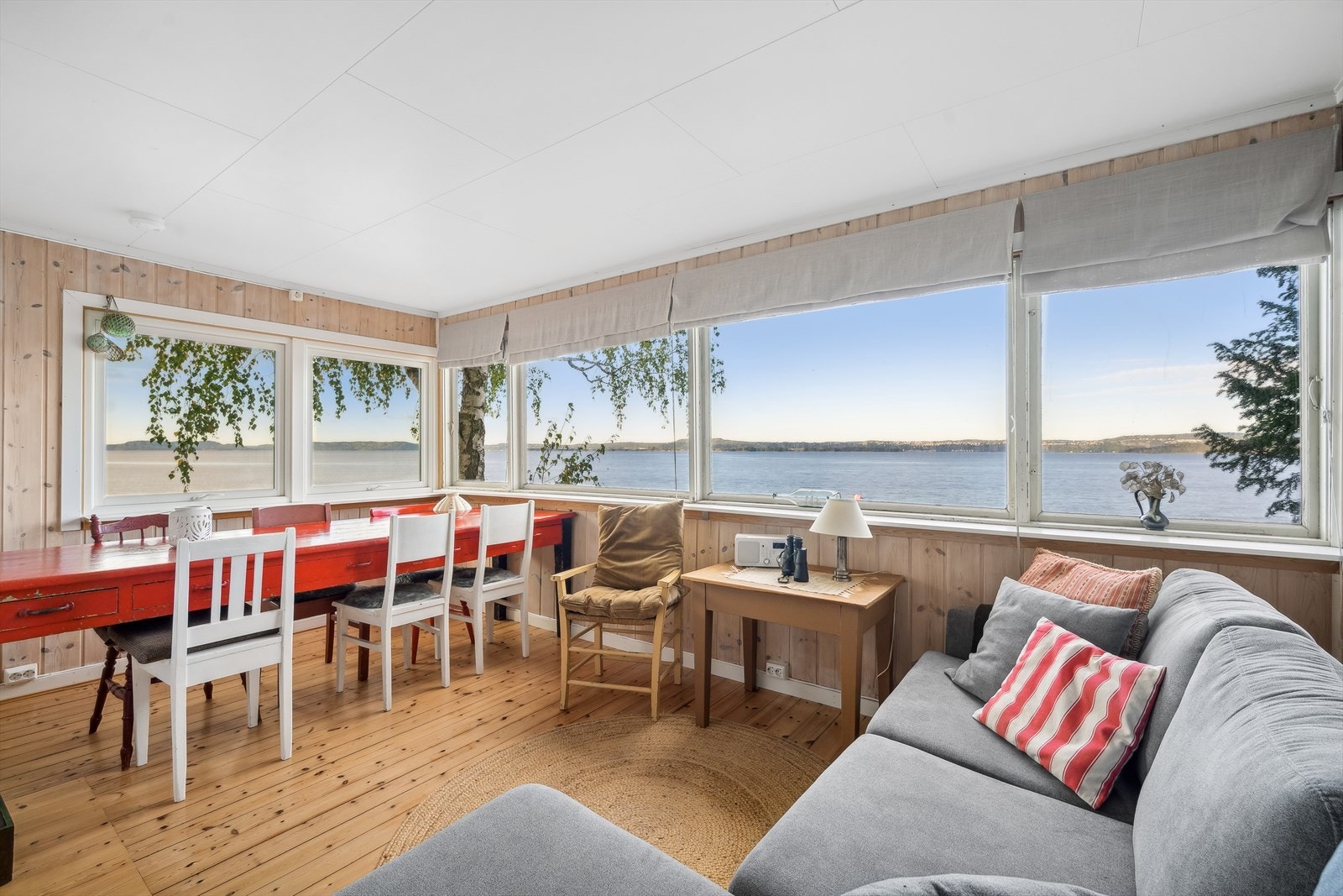 Stuen kan naturlig inndeles i soner. Galleribilde