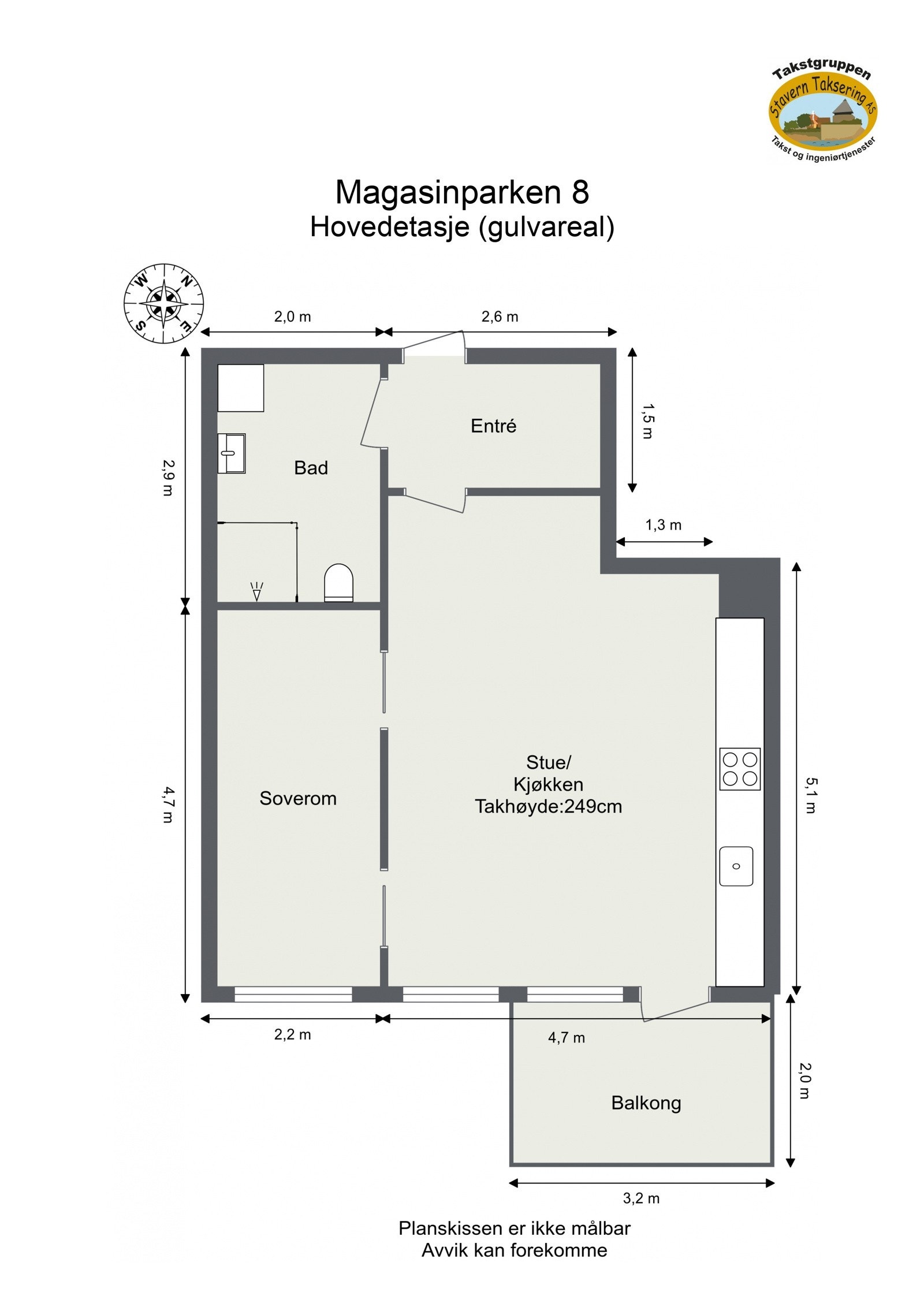 Plantegning Galleribilde