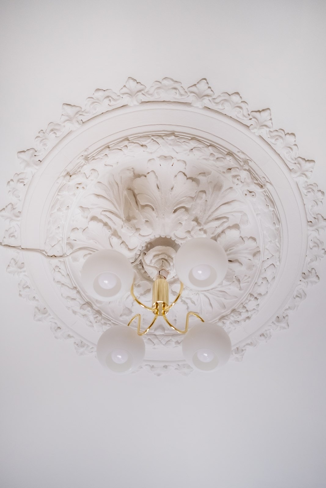 Klassiske detaljer som rosett. Galleribilde