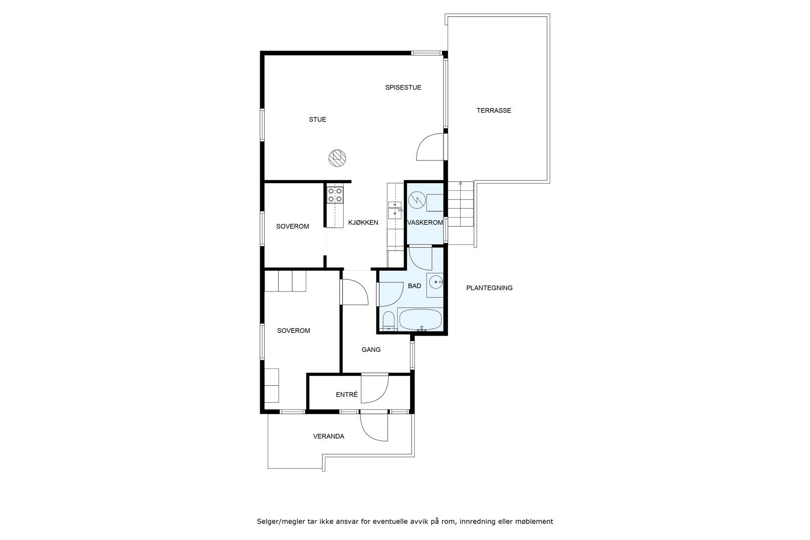 Plantegning Galleribilde