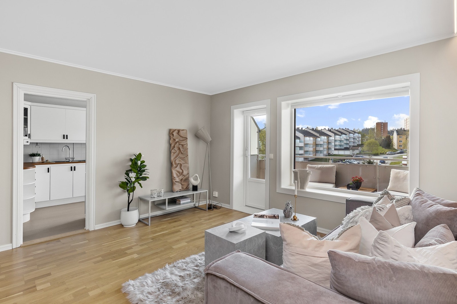 En 3-roms leilighet på 62 kvm med sentral og attraktiv beliggenhet på Sverresborg. Galleribilde