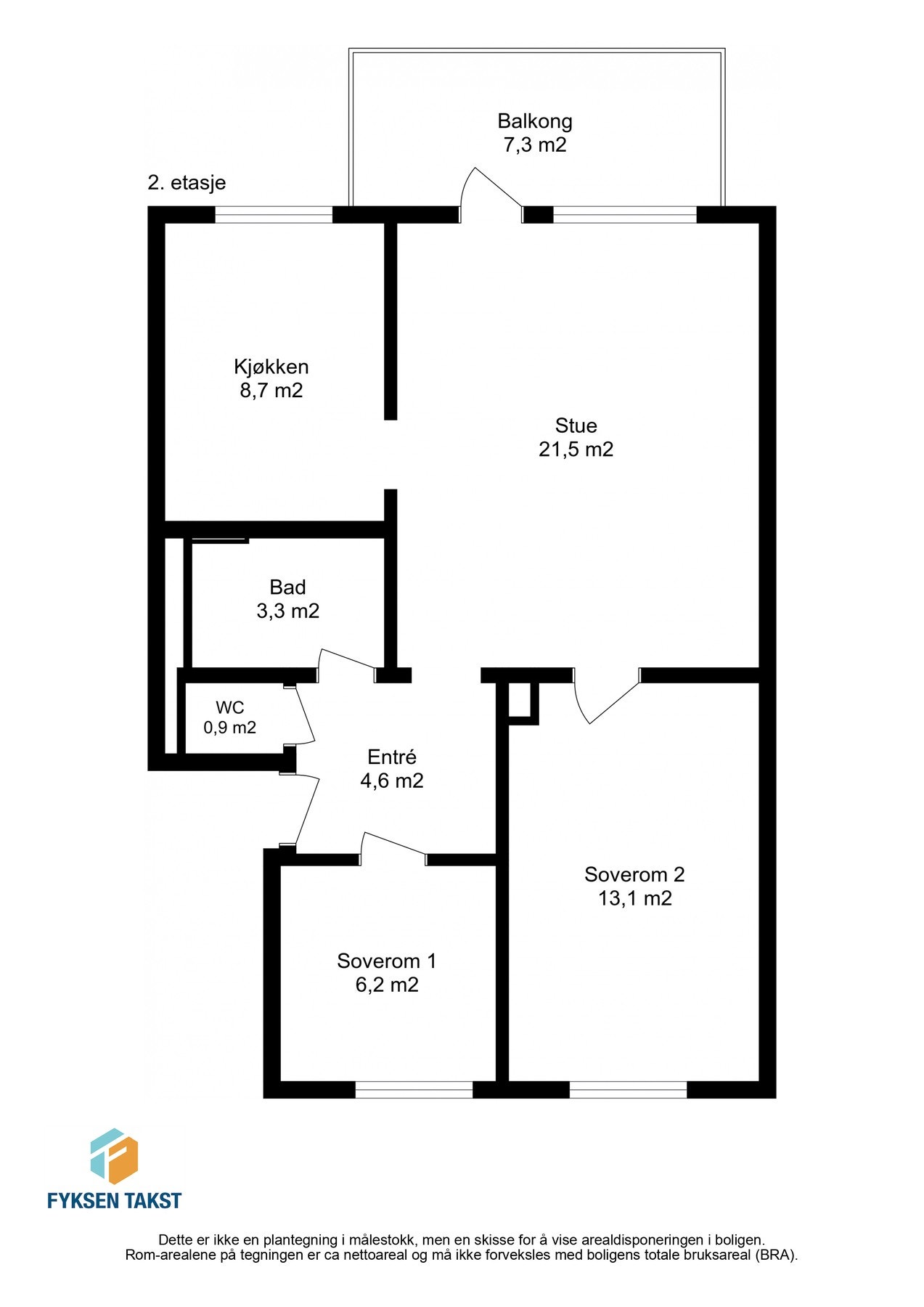 Planskisse. Galleribilde