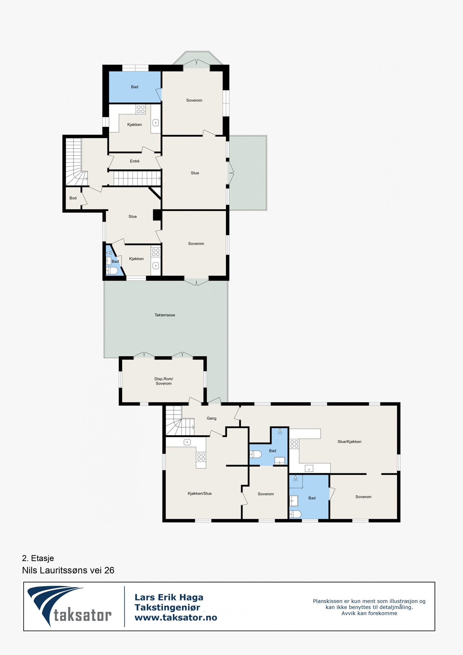Plantegning - 2. Etasje Galleribilde