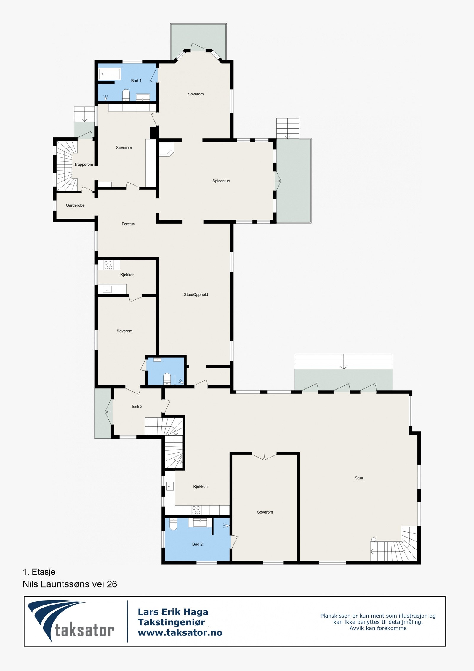 Plantegning - 1. Etasje Galleribilde